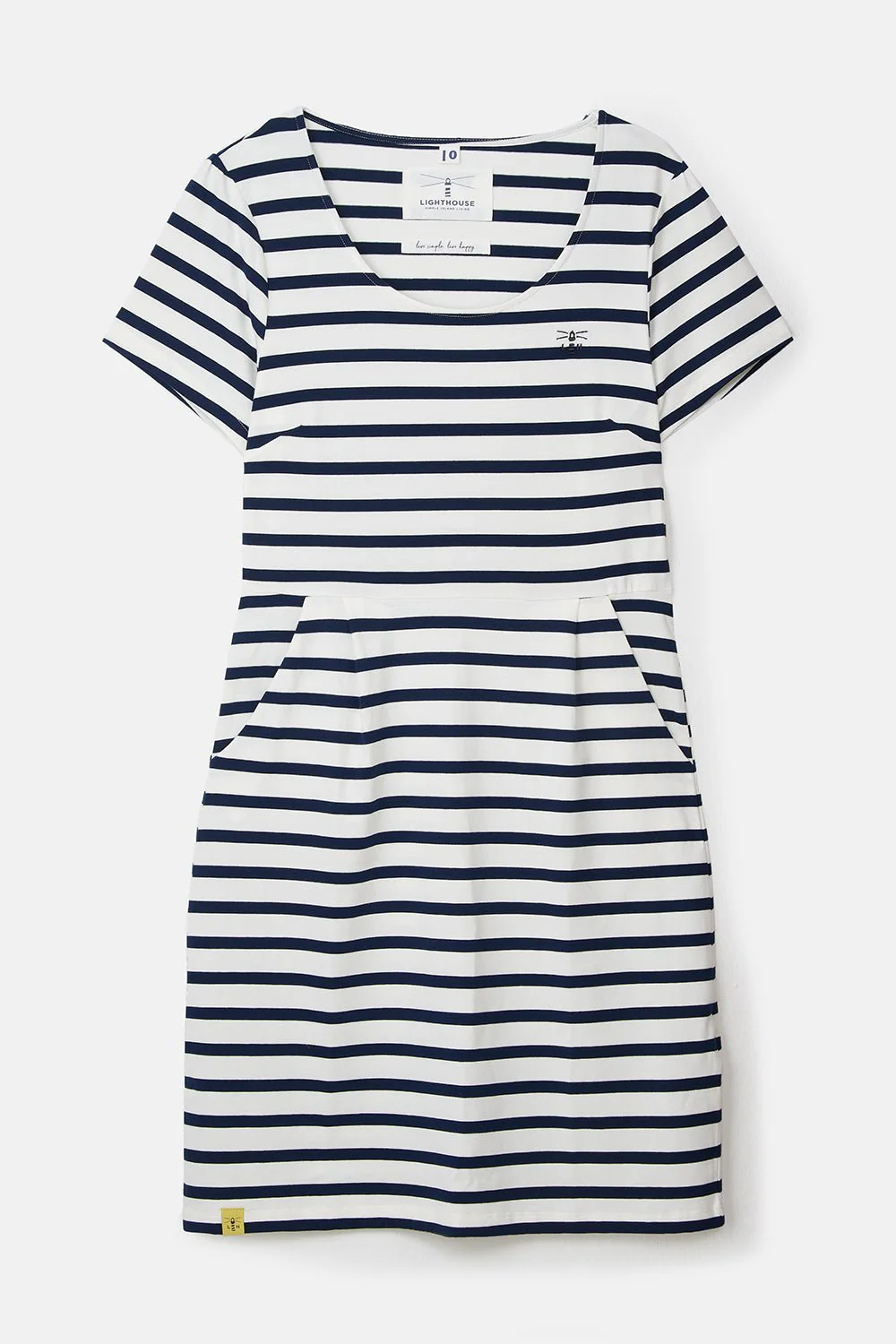 Lydia Dress - Cloud Midnight Stripe - Image 3