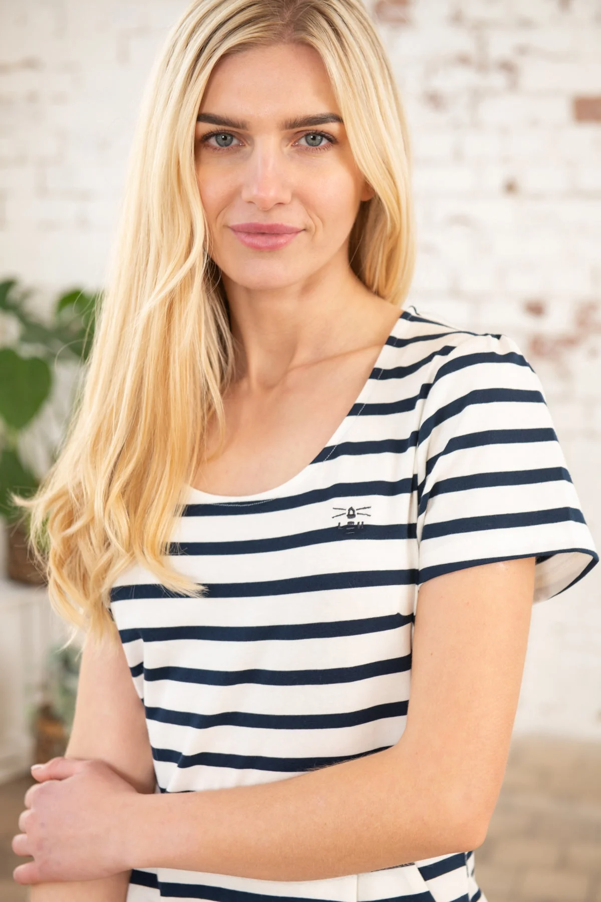 Lydia Dress - Cloud Midnight Stripe - Image 6