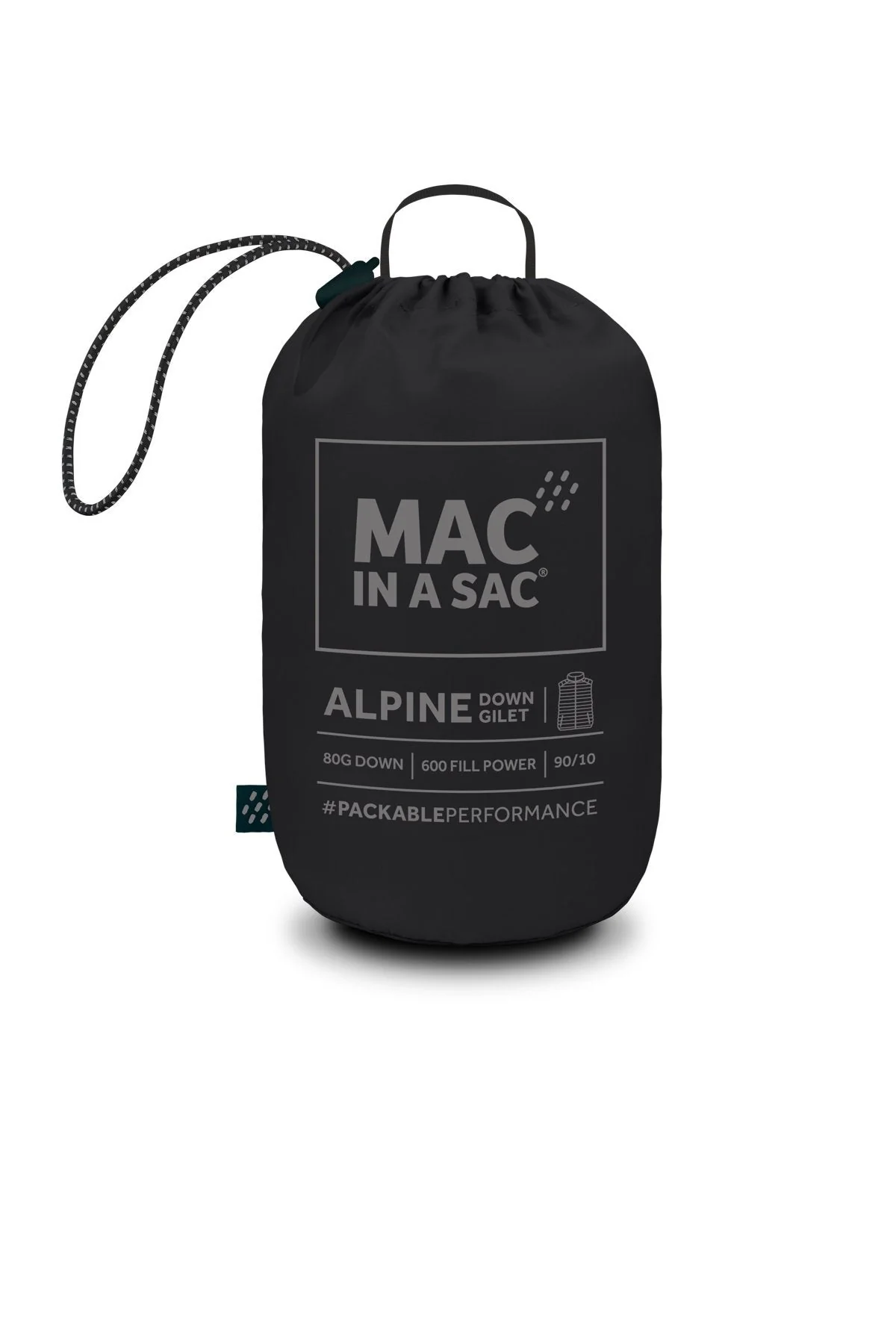Alpine Mens Down Gilet - Jet Black - Image 11