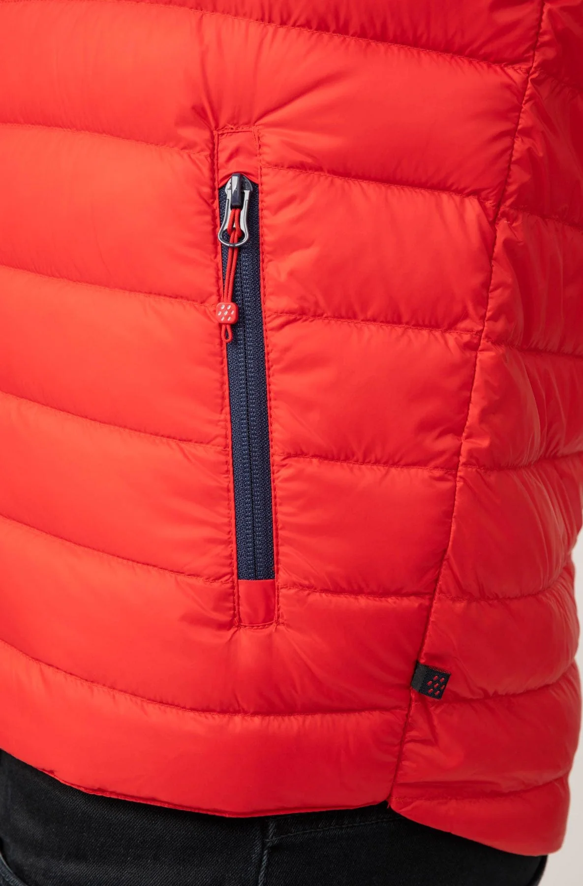 Alpine Mens Down Gilet - Red - Image 6