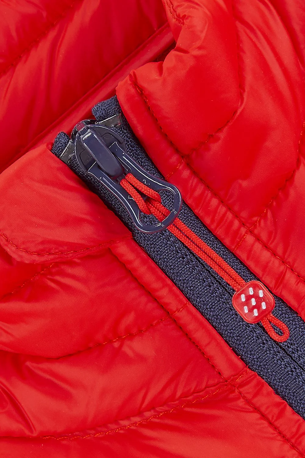 Alpine Mens Down Gilet - Red - Image 8