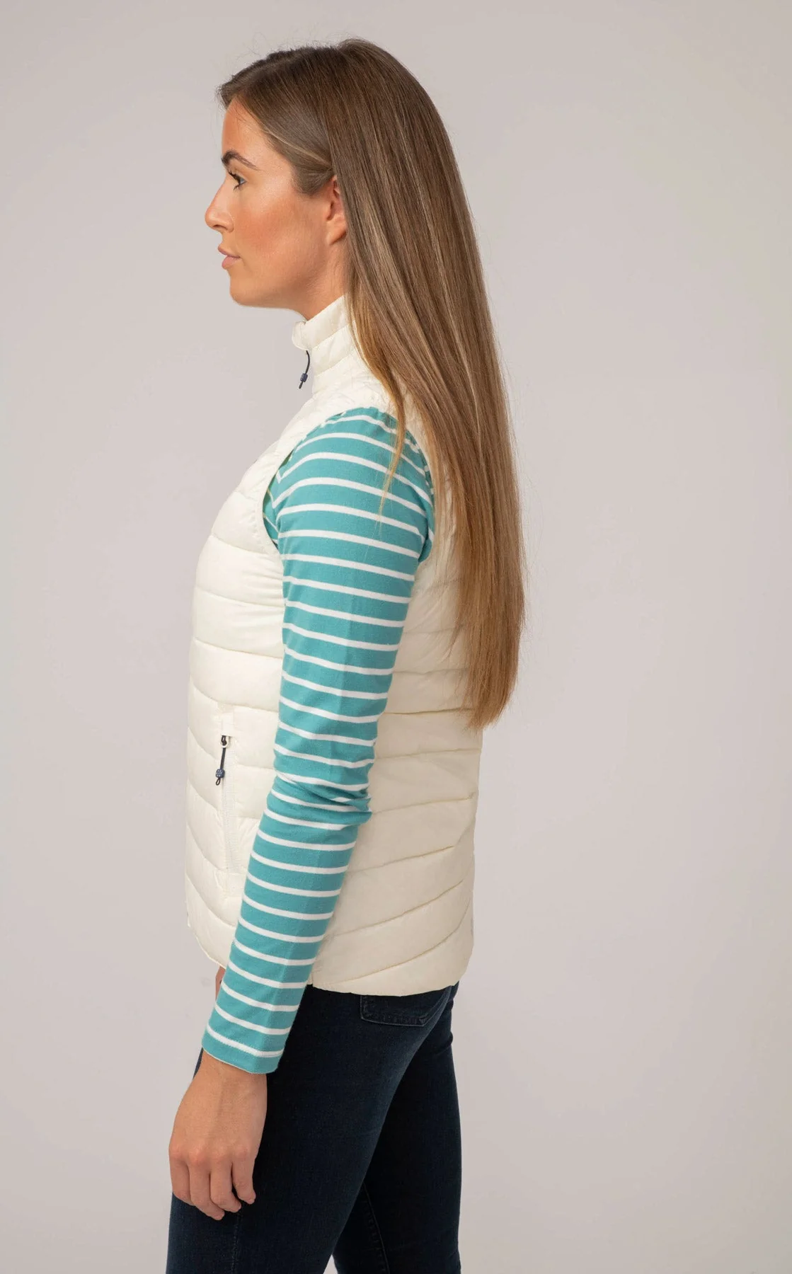 Alpine Down Gilet - Ivory - Image 5