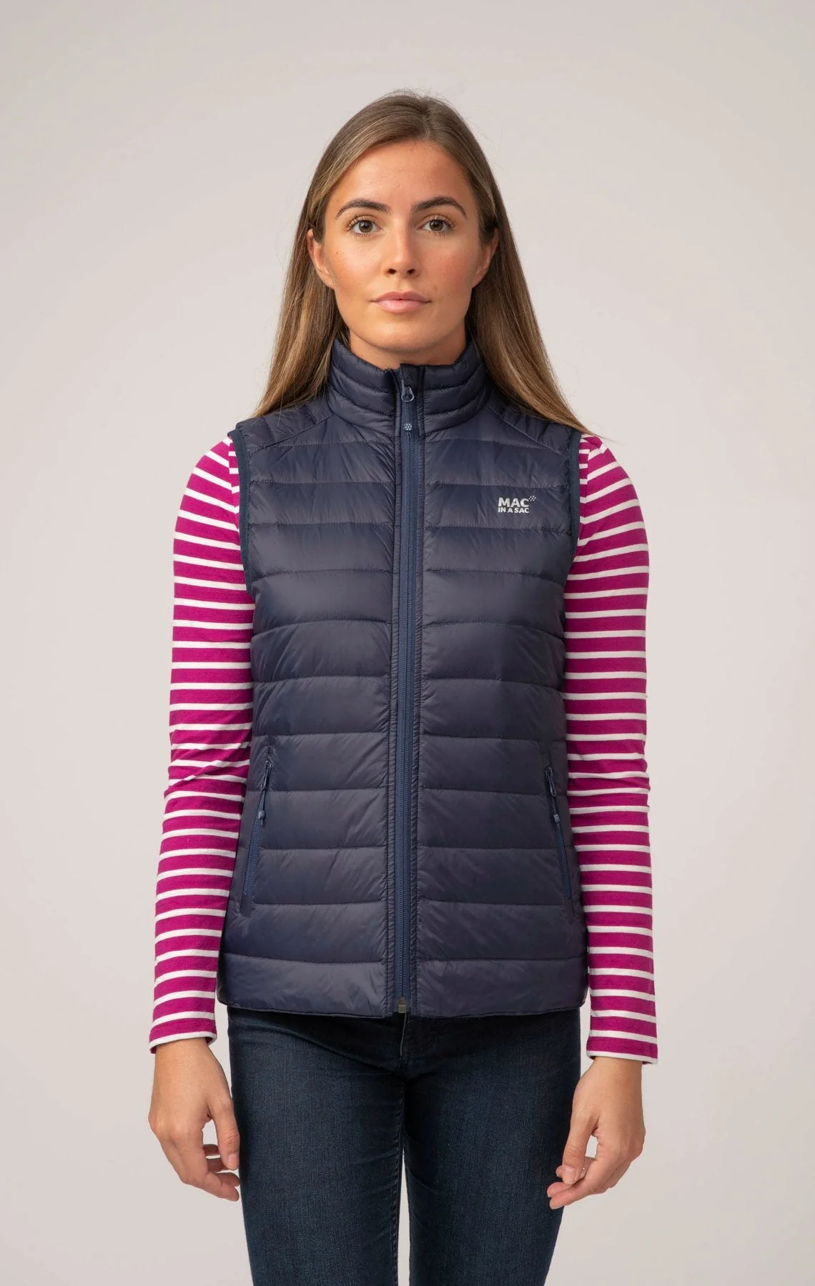 Alpine Down Gilet - Navy - Image 2