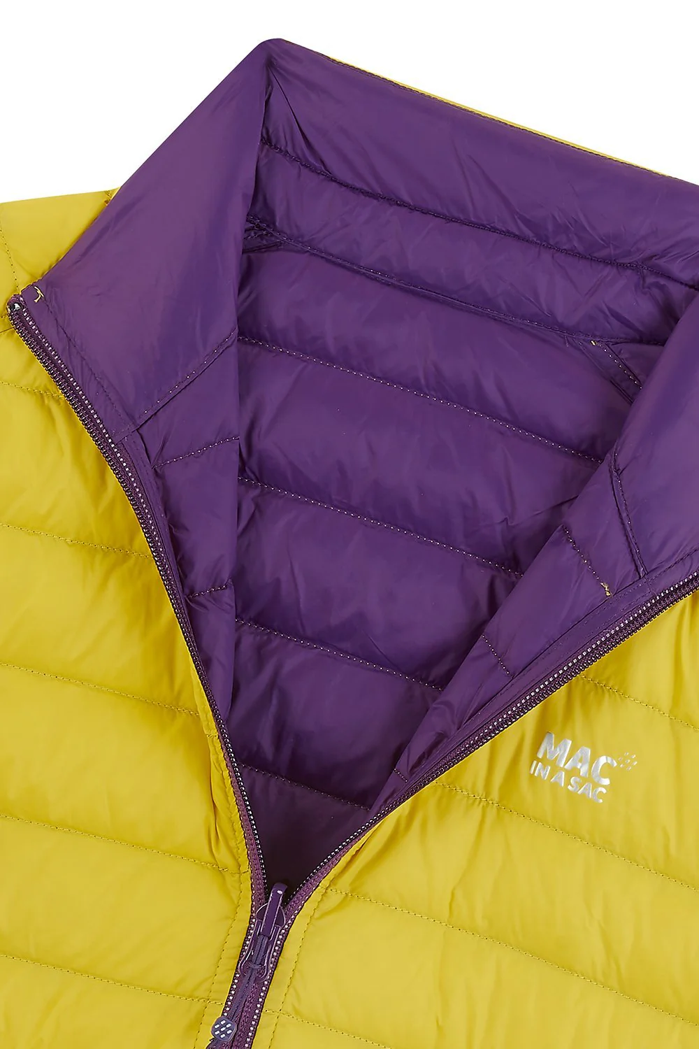 Polar II Womens Down Jacket - Yellow Grape - Image 10