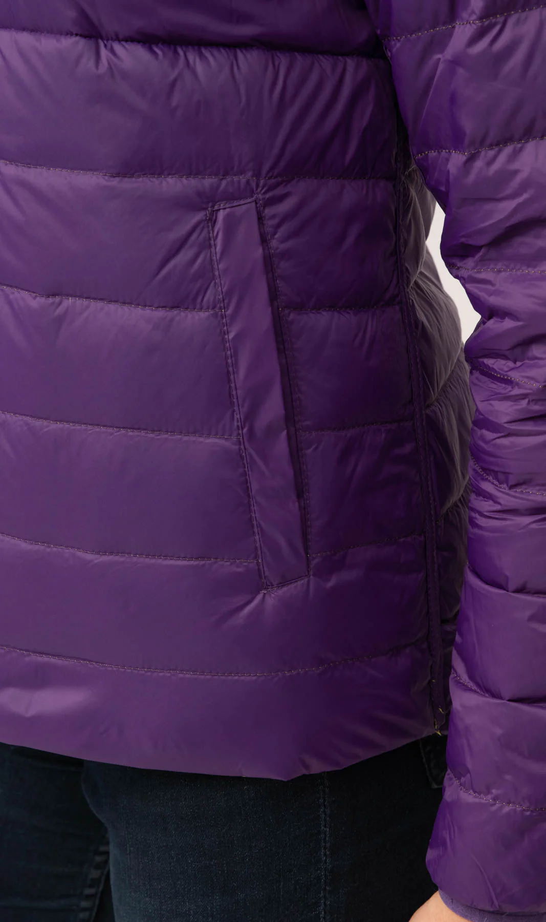 Polar II Womens Down Jacket - Yellow Grape - Image 11