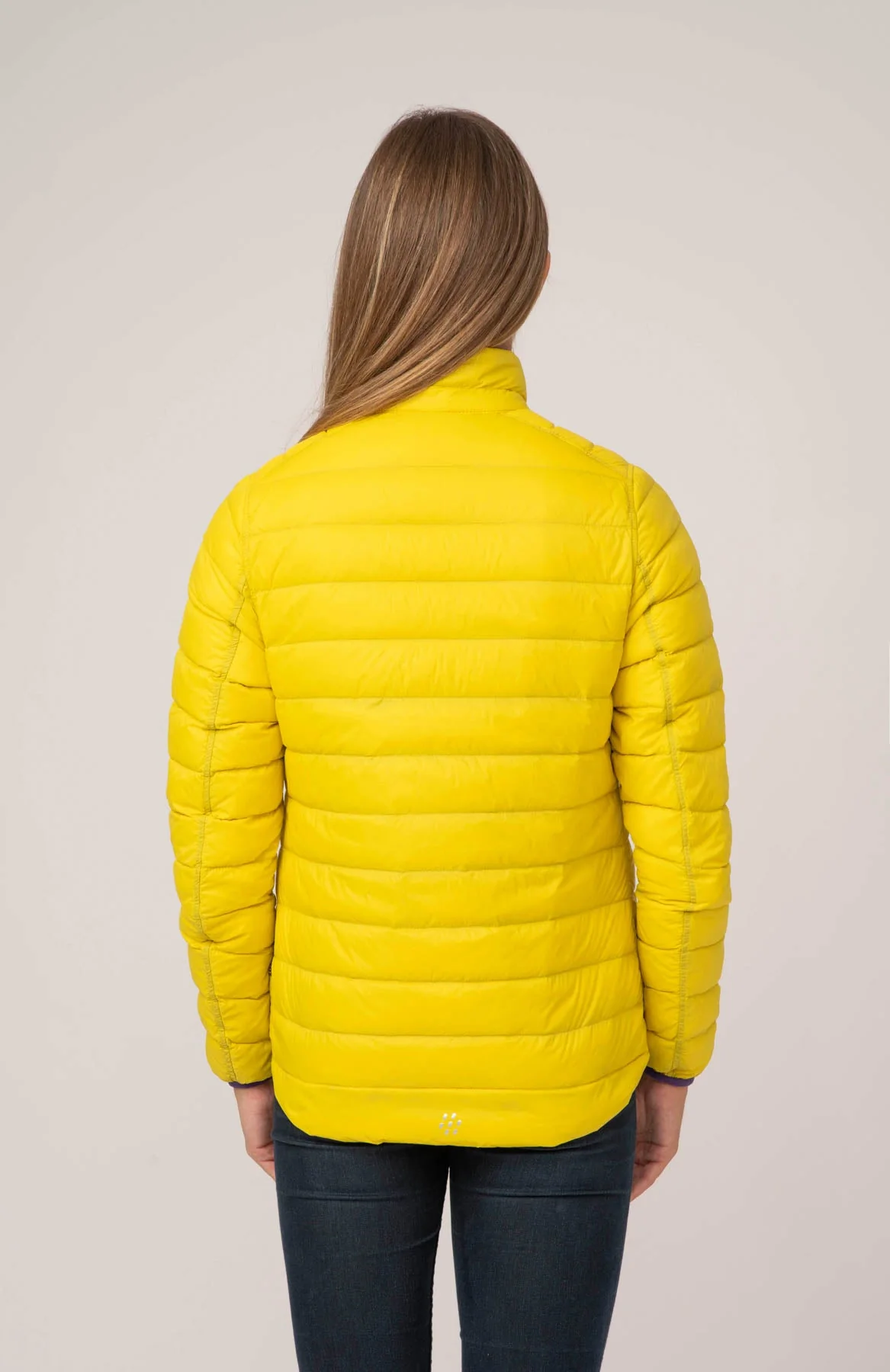 Polar II Womens Down Jacket - Yellow Grape - Image 8