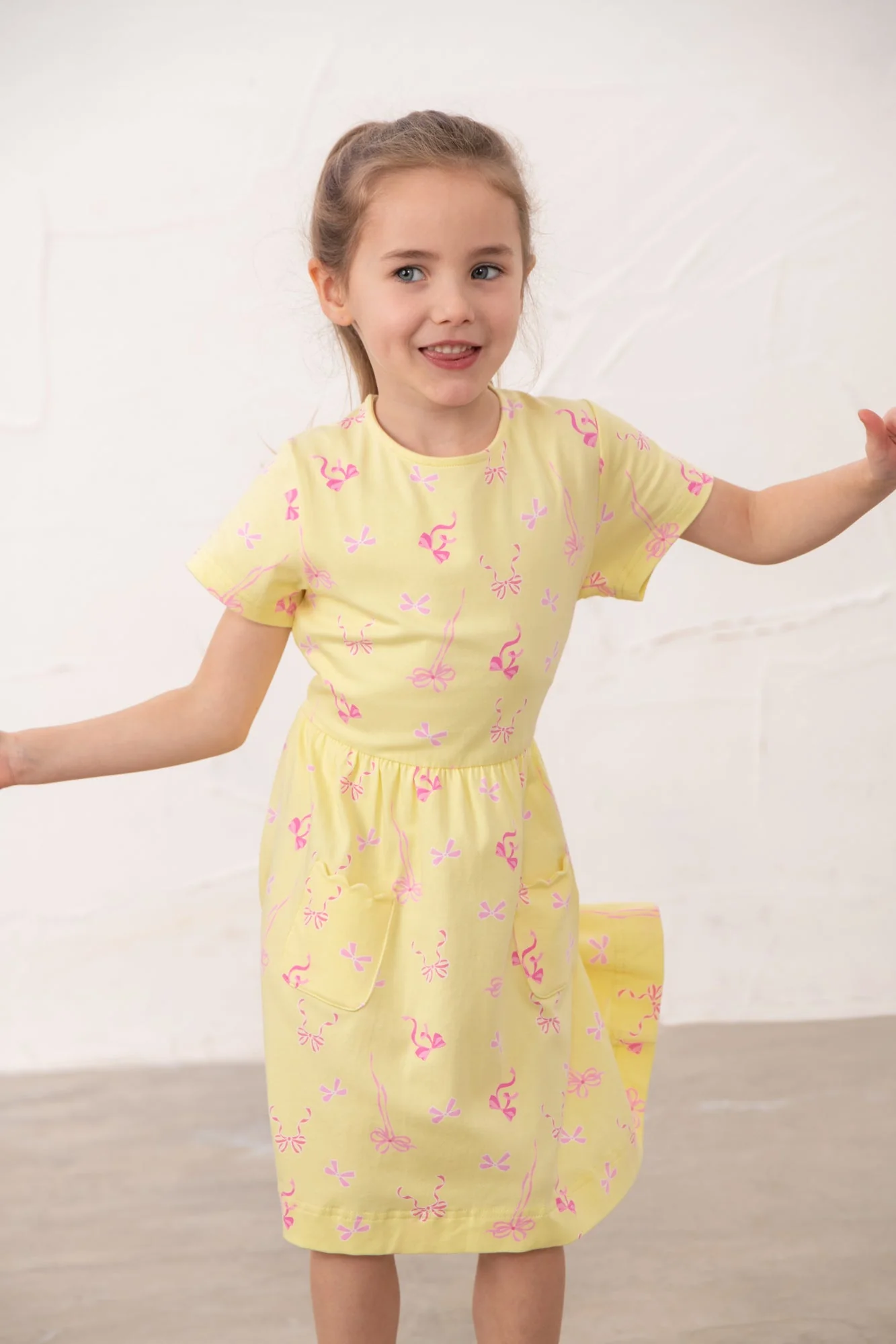 Marnie Dress - Lemon Bow - Image 4