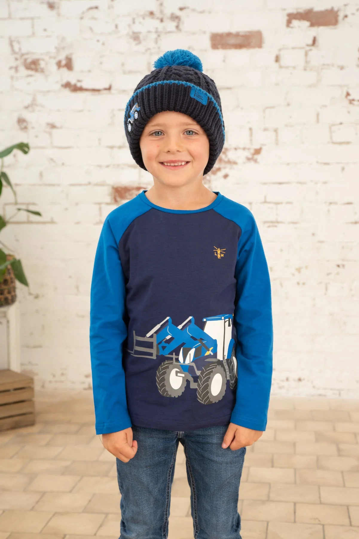 Mason Top - Blue Front Loader - Image 3