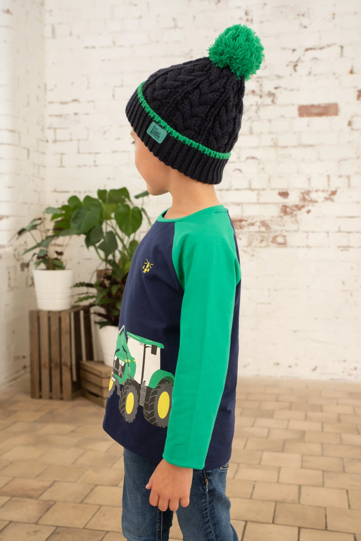 Mason Top - Green Front Loader - Image 3