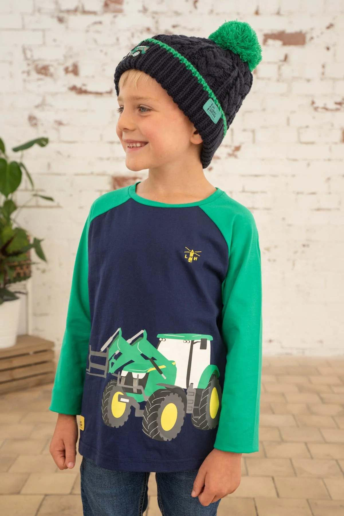 Mason Top - Green Front Loader - Image 4