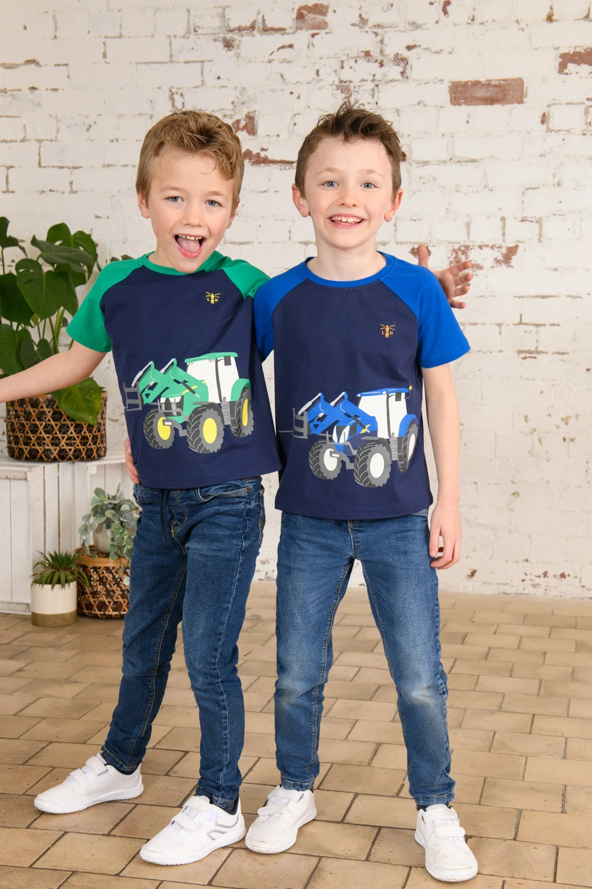 Mason Tee Shirt - Blue Front Loader - Image 5