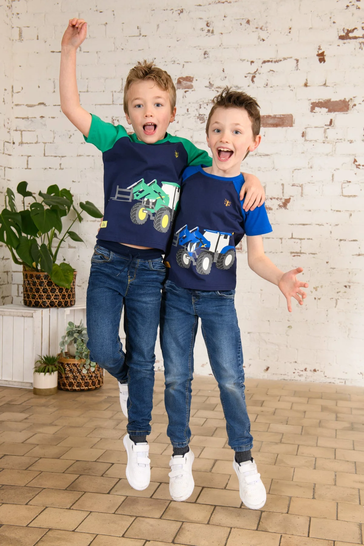 Mason Tee Shirt - Blue Front Loader - Image 6