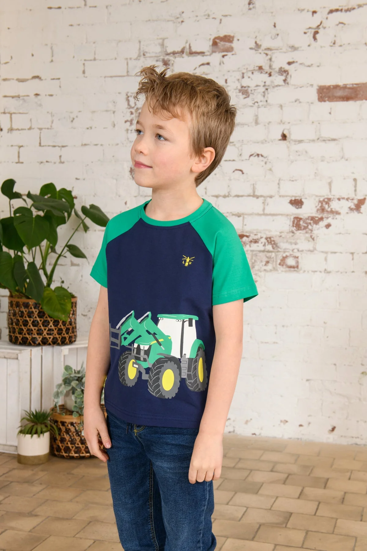 Mason Tee Shirt - Green Front Loader - Image 4