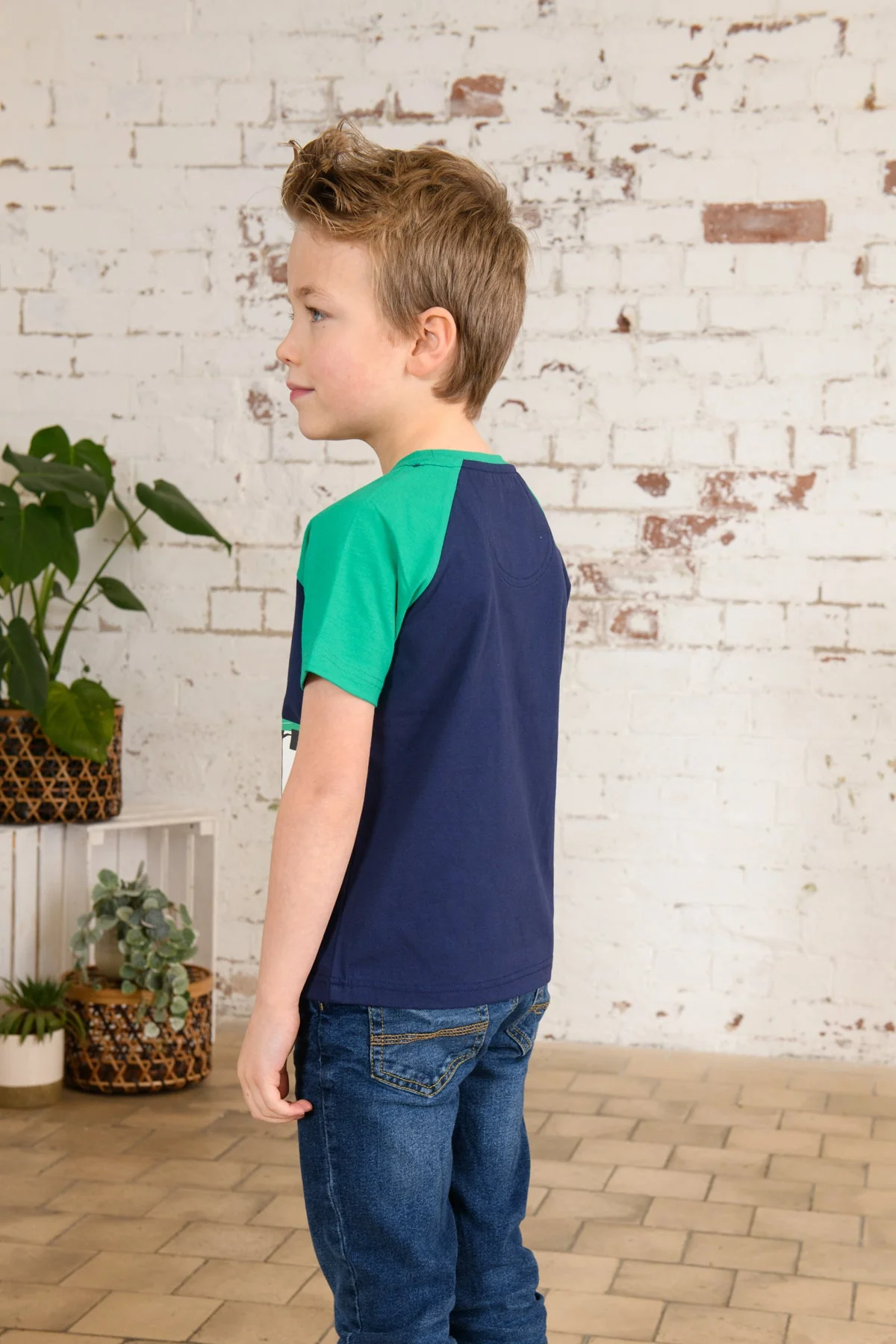 Mason Tee Shirt - Green Front Loader - Image 5