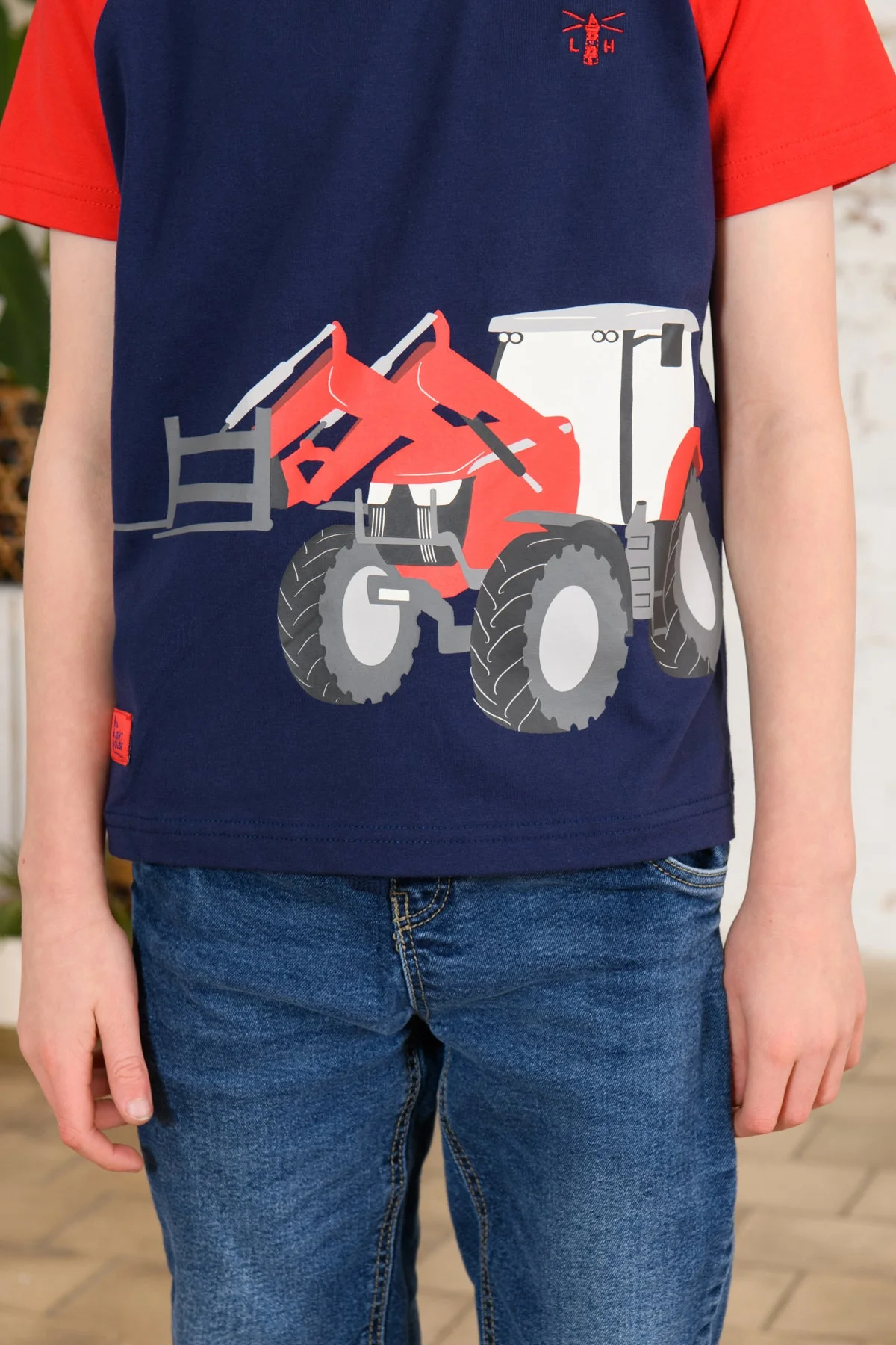Mason Tee Shirt -  Red Front Loader - Image 6