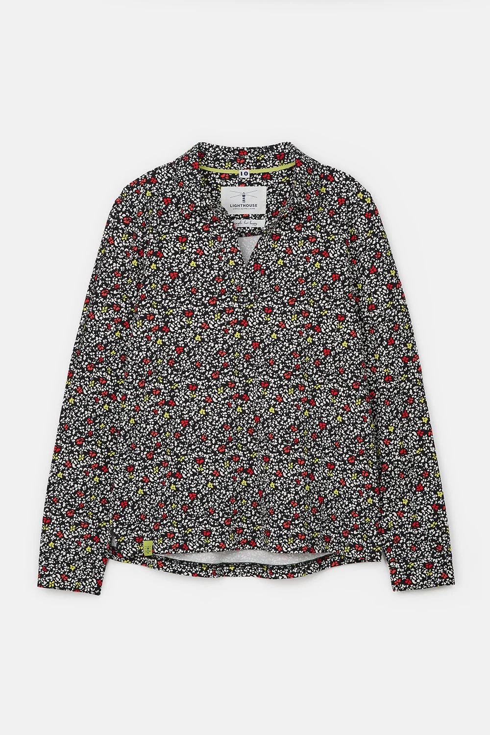 Maya Shirt - Red Apple Floral - Image 3