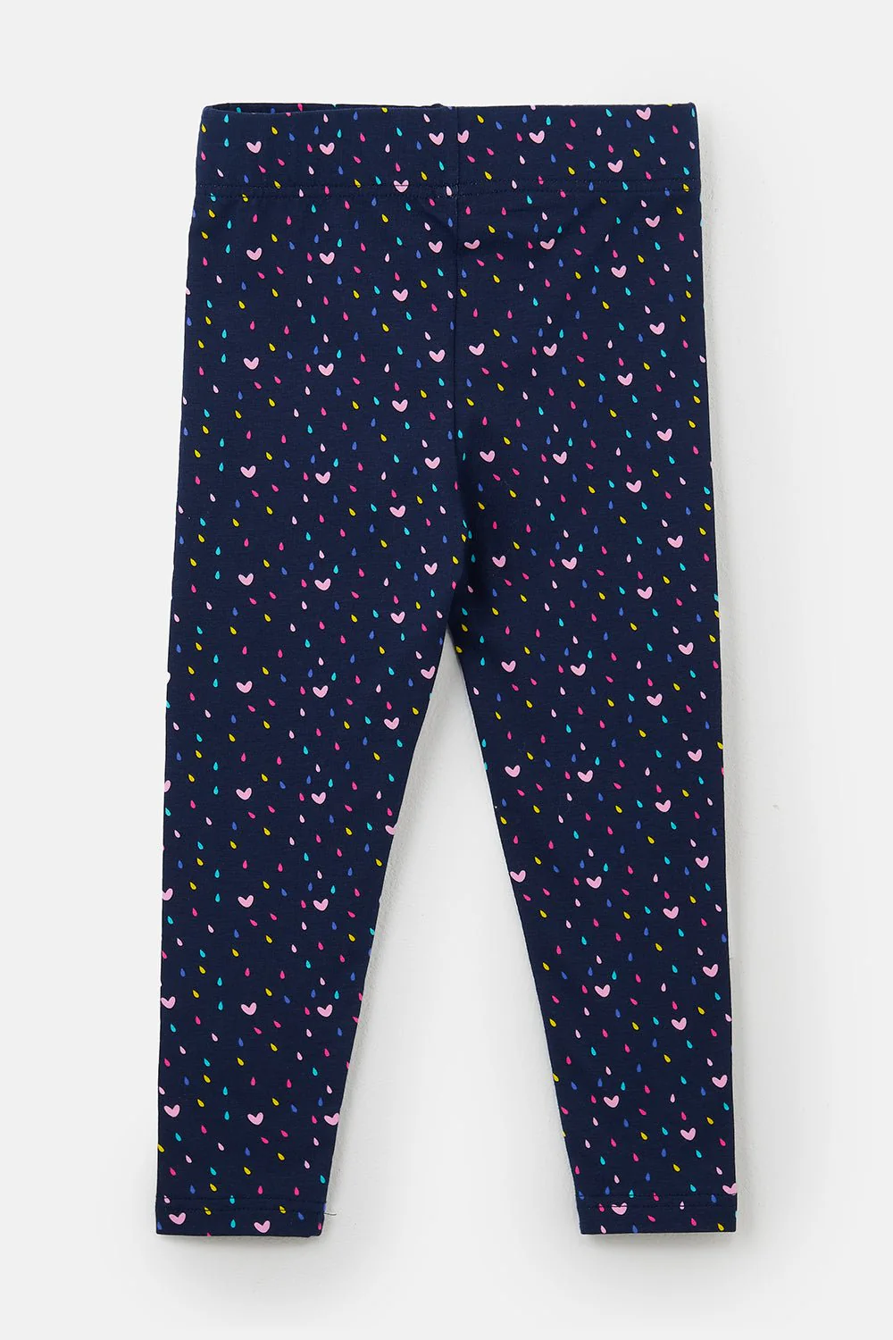 Mollie Leggings - Navy Heart Print - Image 2