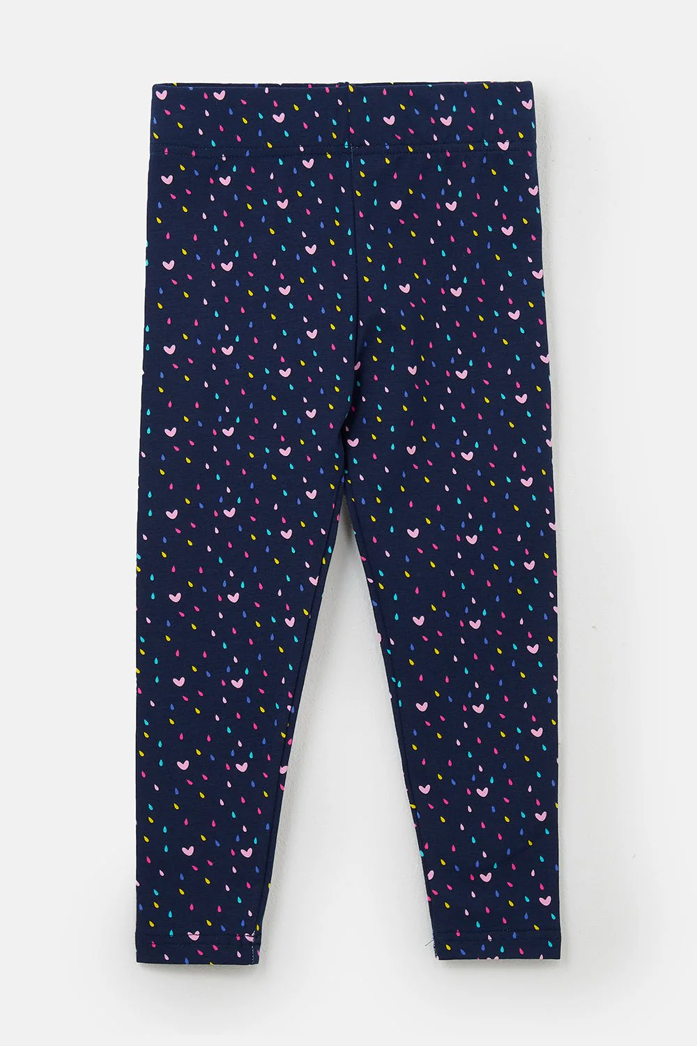 Mollie Leggings - Navy Heart Print - Image 3