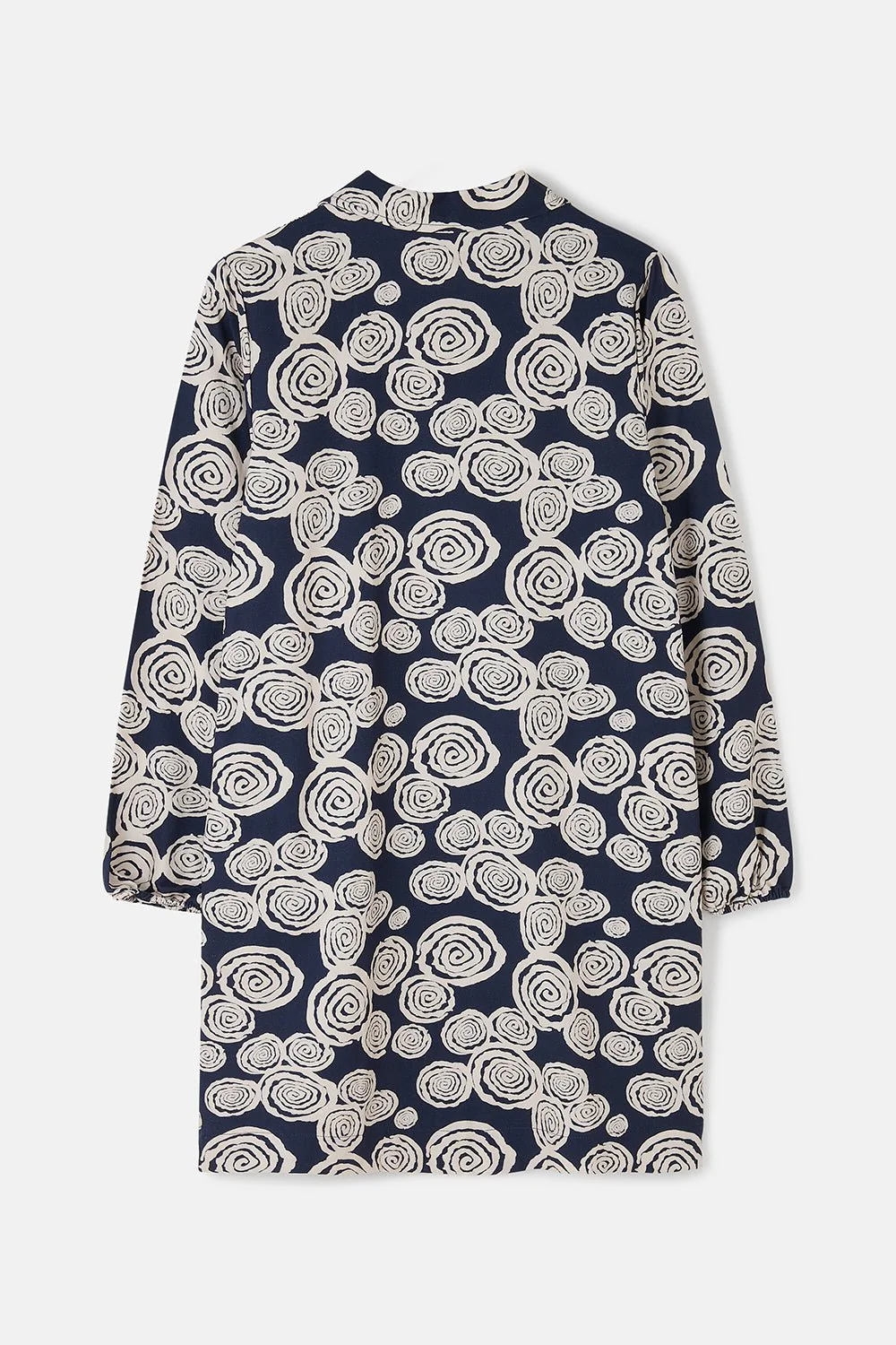 Nancy Dress - Navy Swirl - Image 2