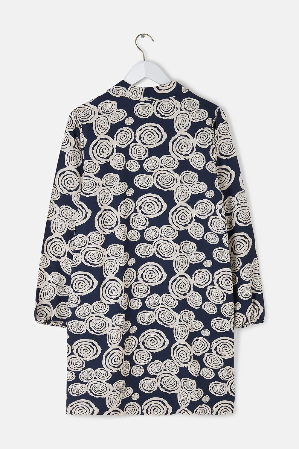 Nancy Dress - Navy Swirl - Image 9