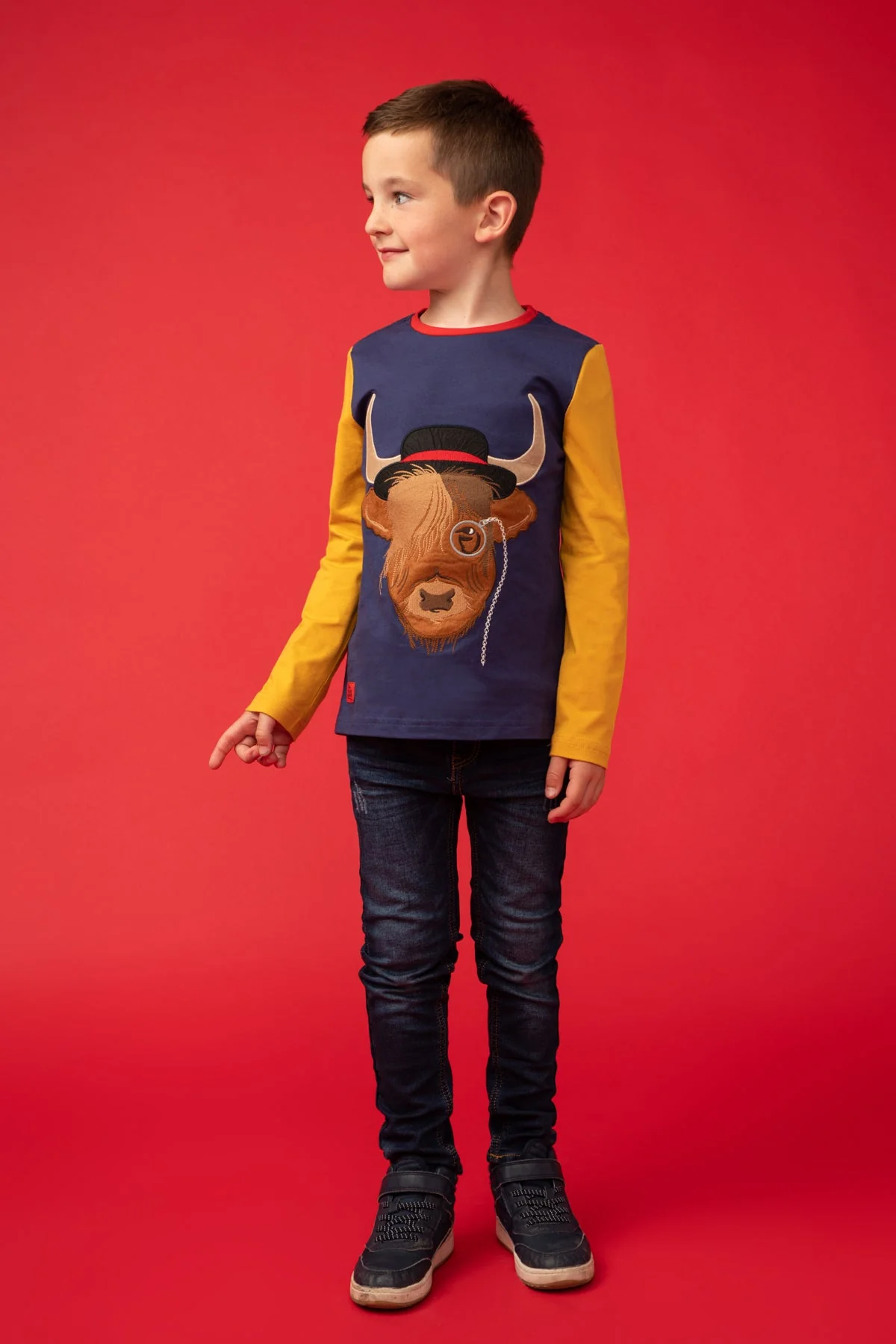 Oliver Top - Angus Highland Cow - Image 2