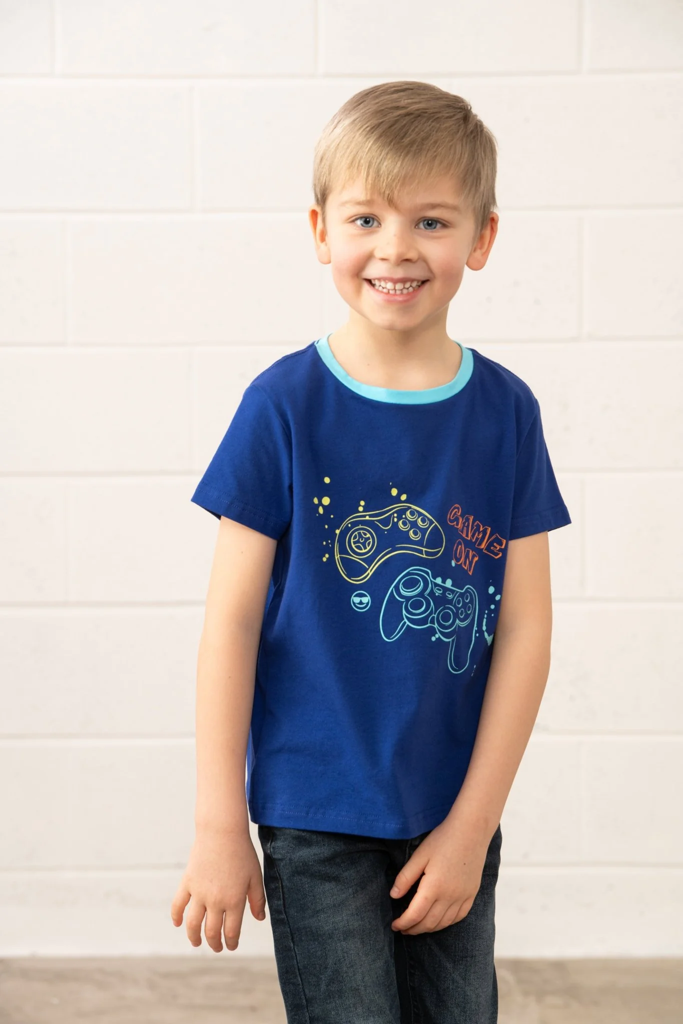 Oliver Short Sleeve Top - Gaming Print - Image 2