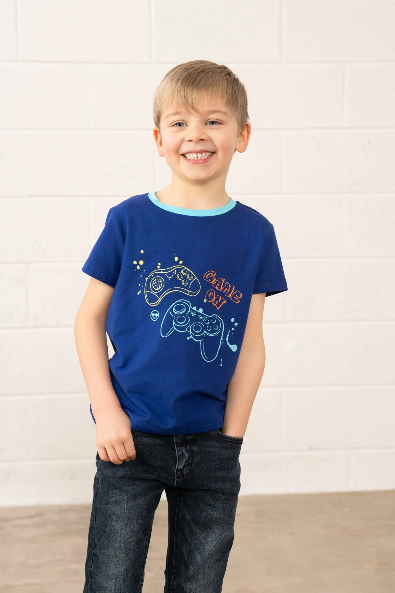Oliver Short Sleeve Top - Gaming Print - Image 5
