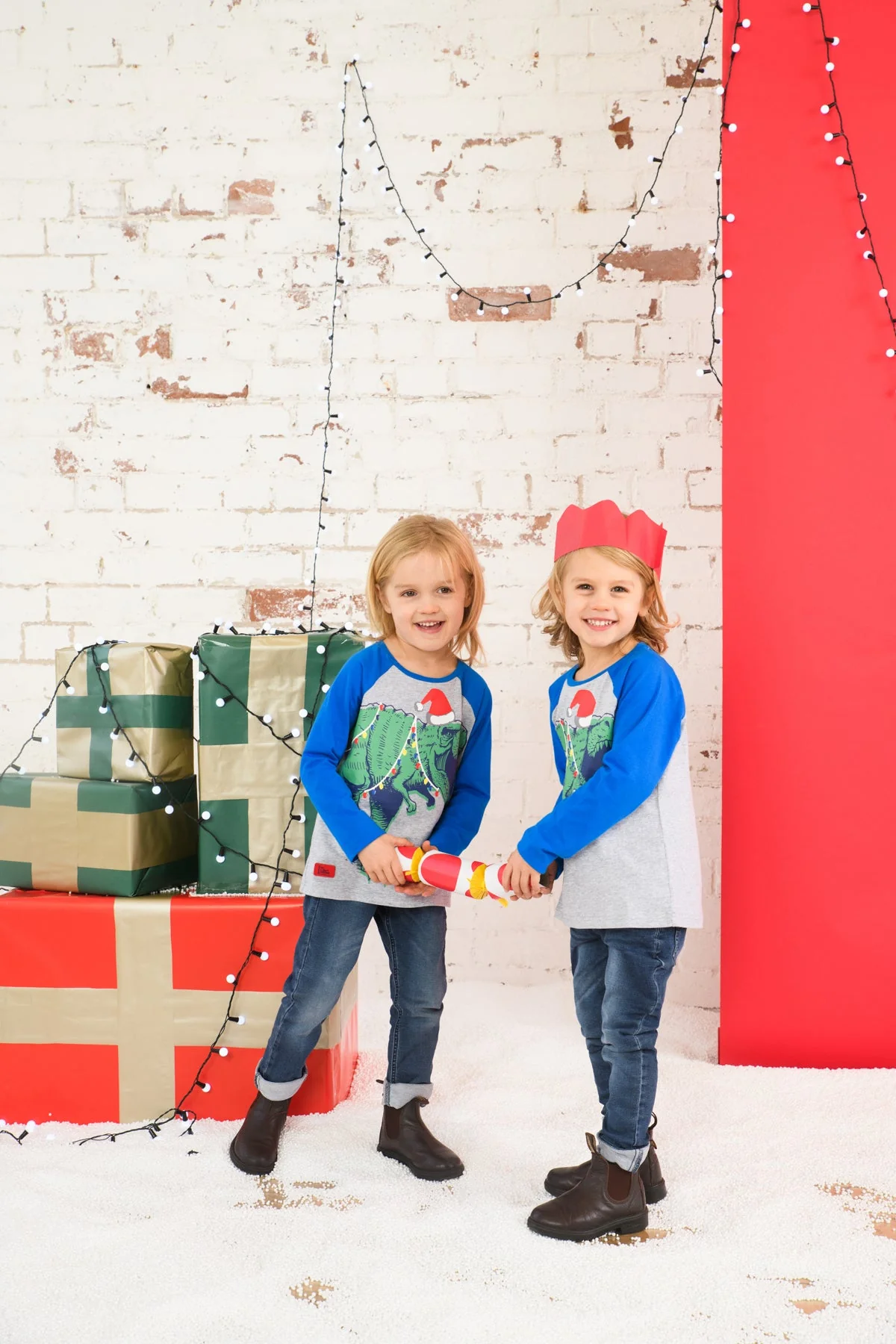 Oliver Top - Christmas Dino - Image 3