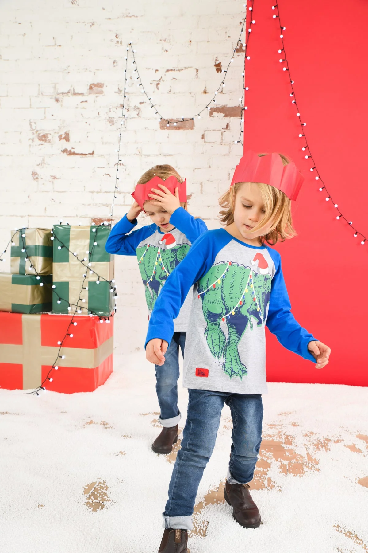 Oliver Top - Christmas Dino - Image 4