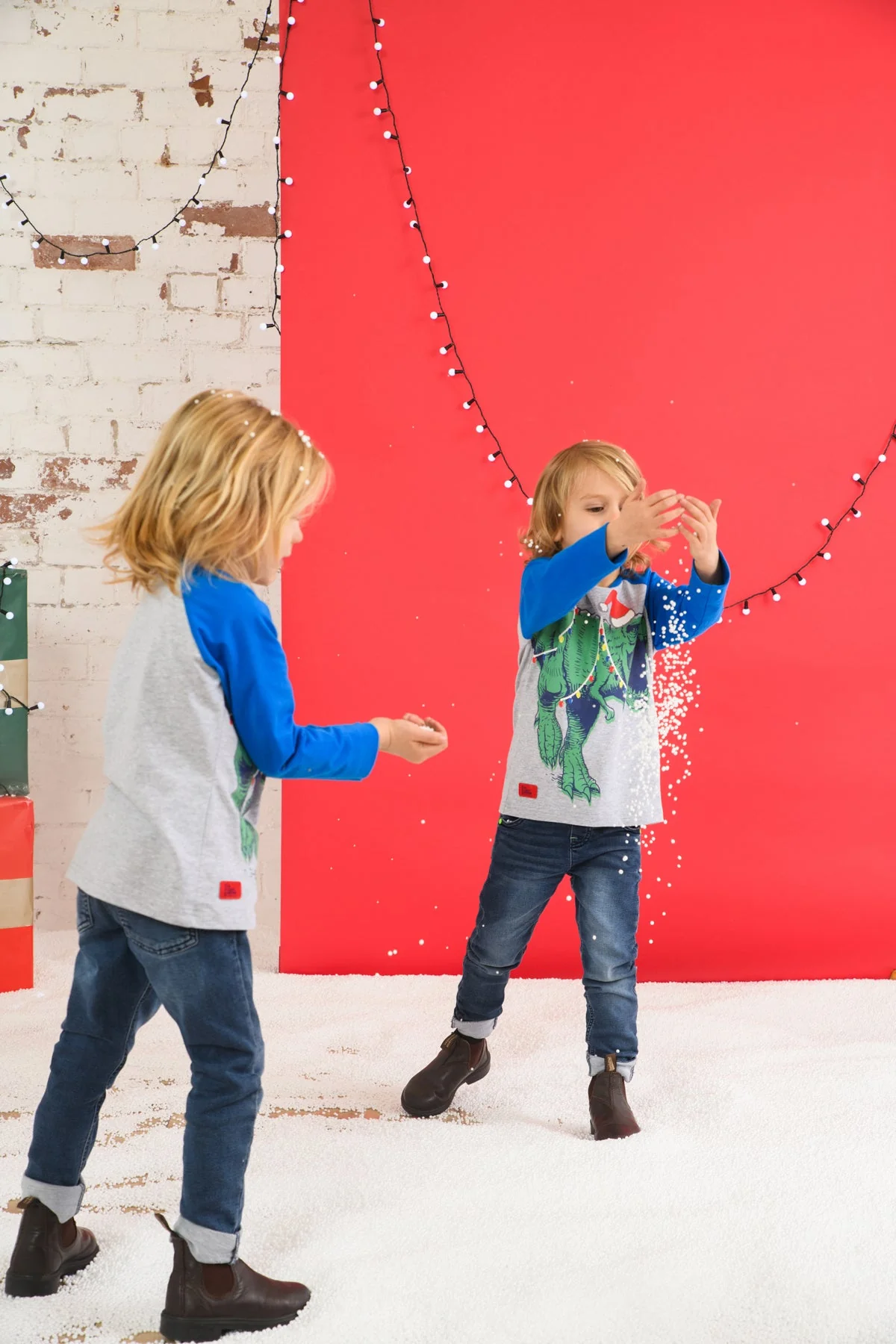 Oliver Top - Christmas Dino - Image 7