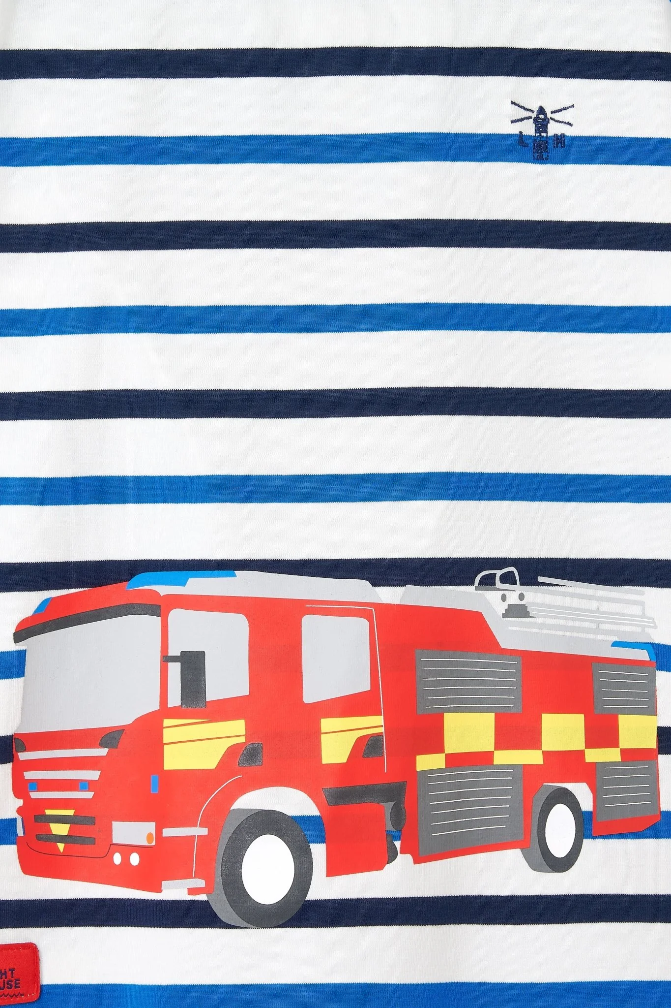 Oliver Top - Fire Engine Print - Image 6