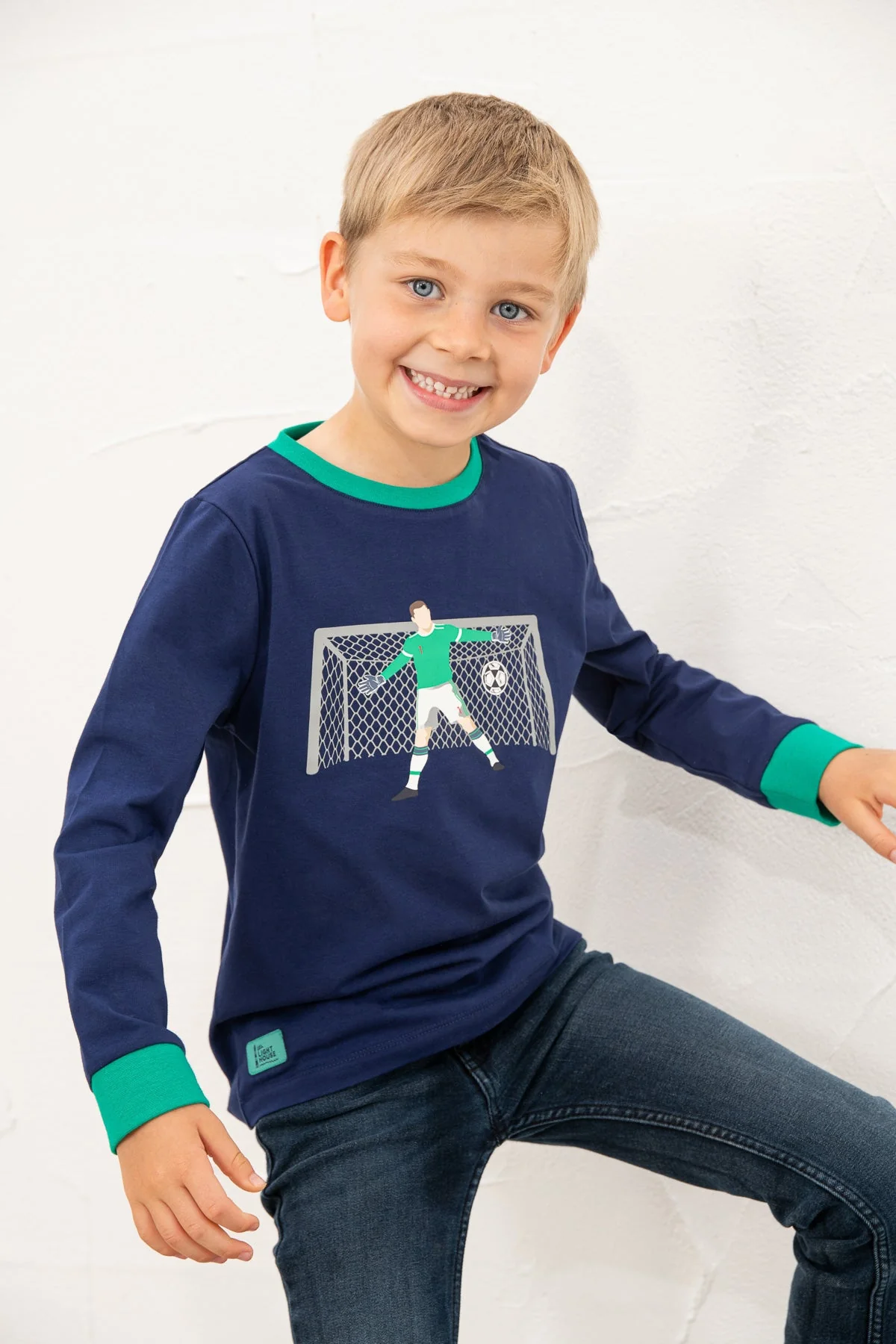 Oliver Top - Football Print - Image 4
