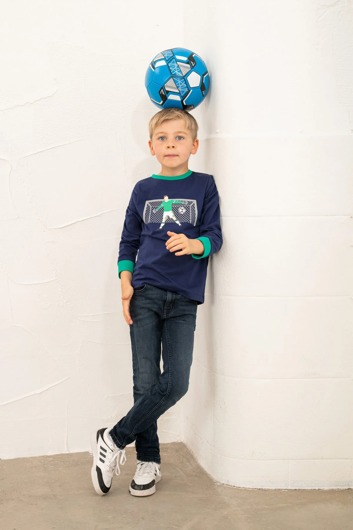 Oliver Top - Football Print - Image 8