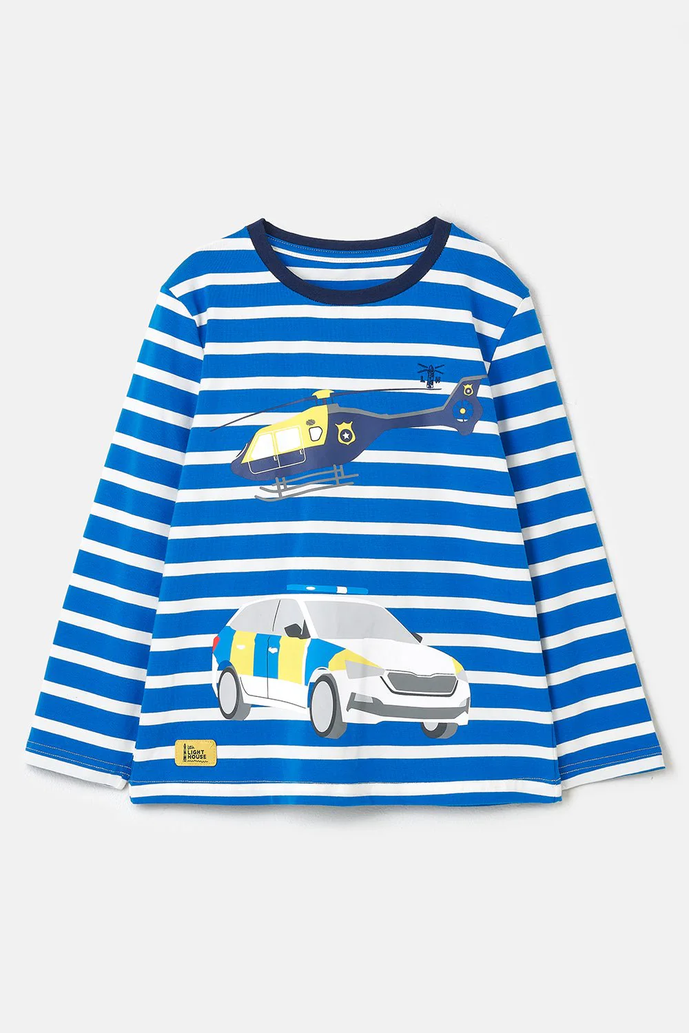 Oliver Top - Police Helicopter Print - Image 2