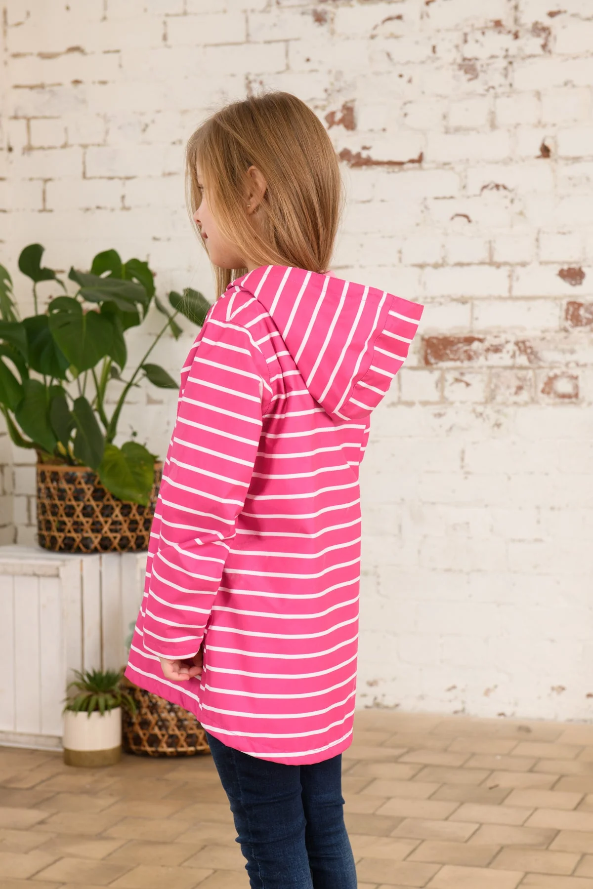 Olivia Jacket - Bright Pink Stripe - Image 5