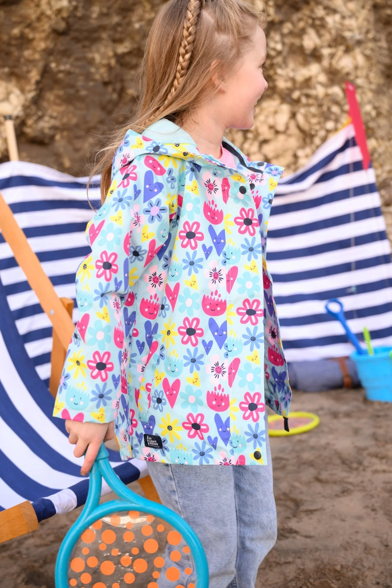 Olivia Jacket - Soft Turquoise Flower - Image 11