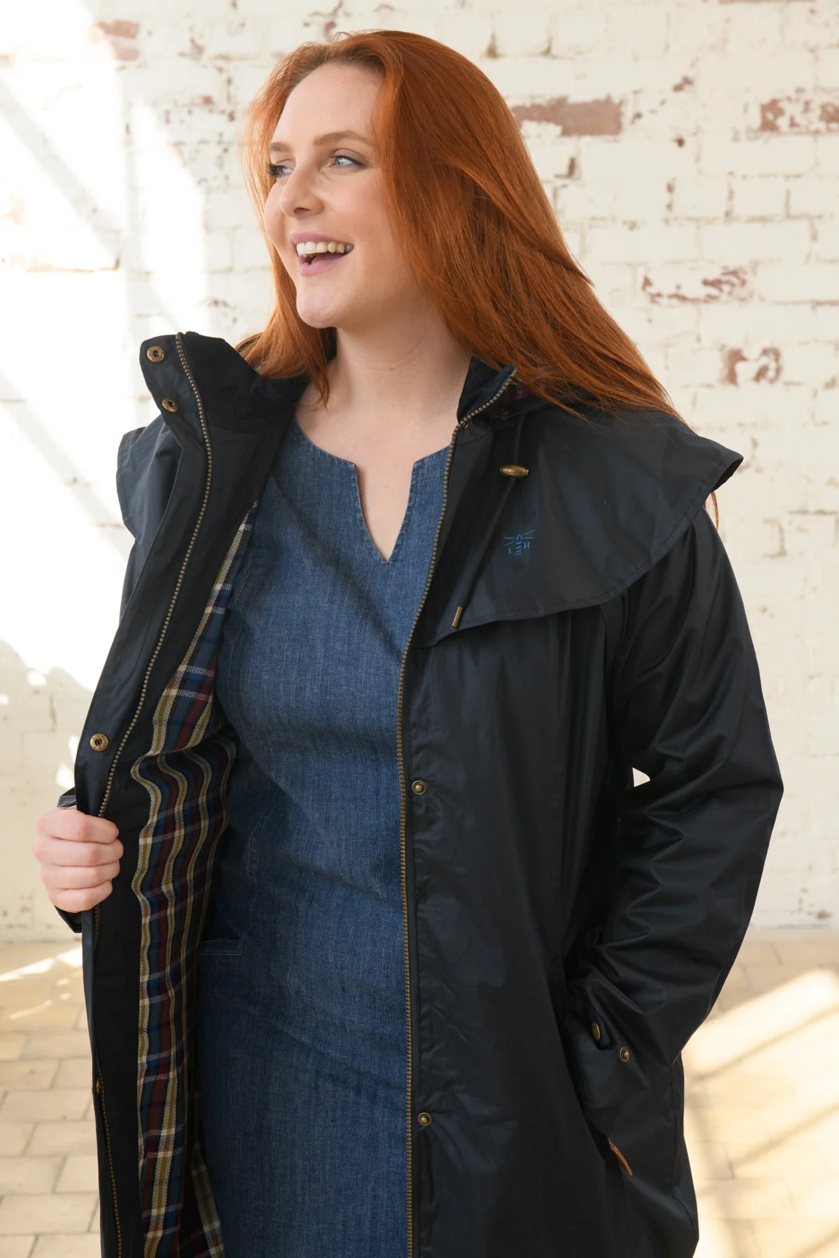 Outback Full Length Waterproof Raincoat - Black - Image 12