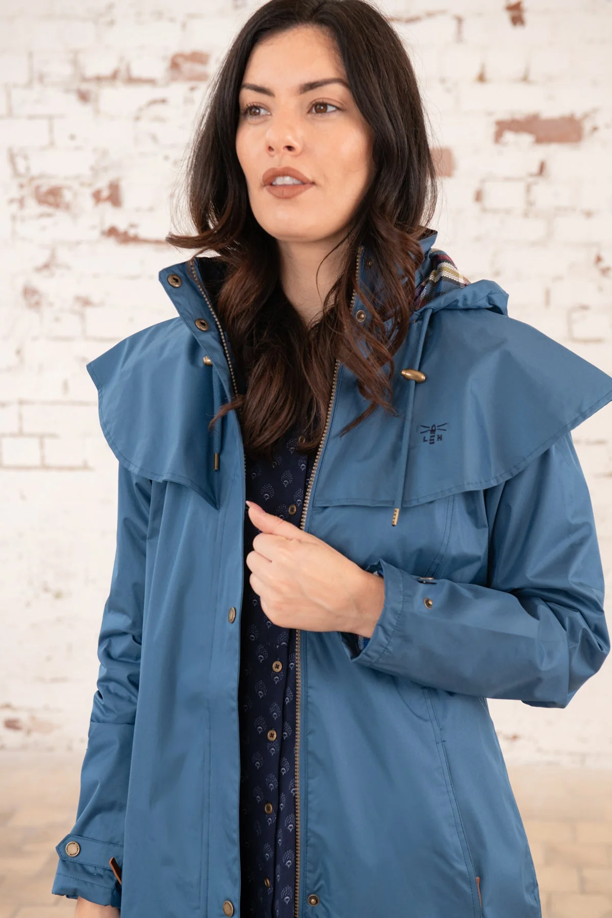 Outback Full Length Waterproof Raincoat - Deep Sea - Image 4