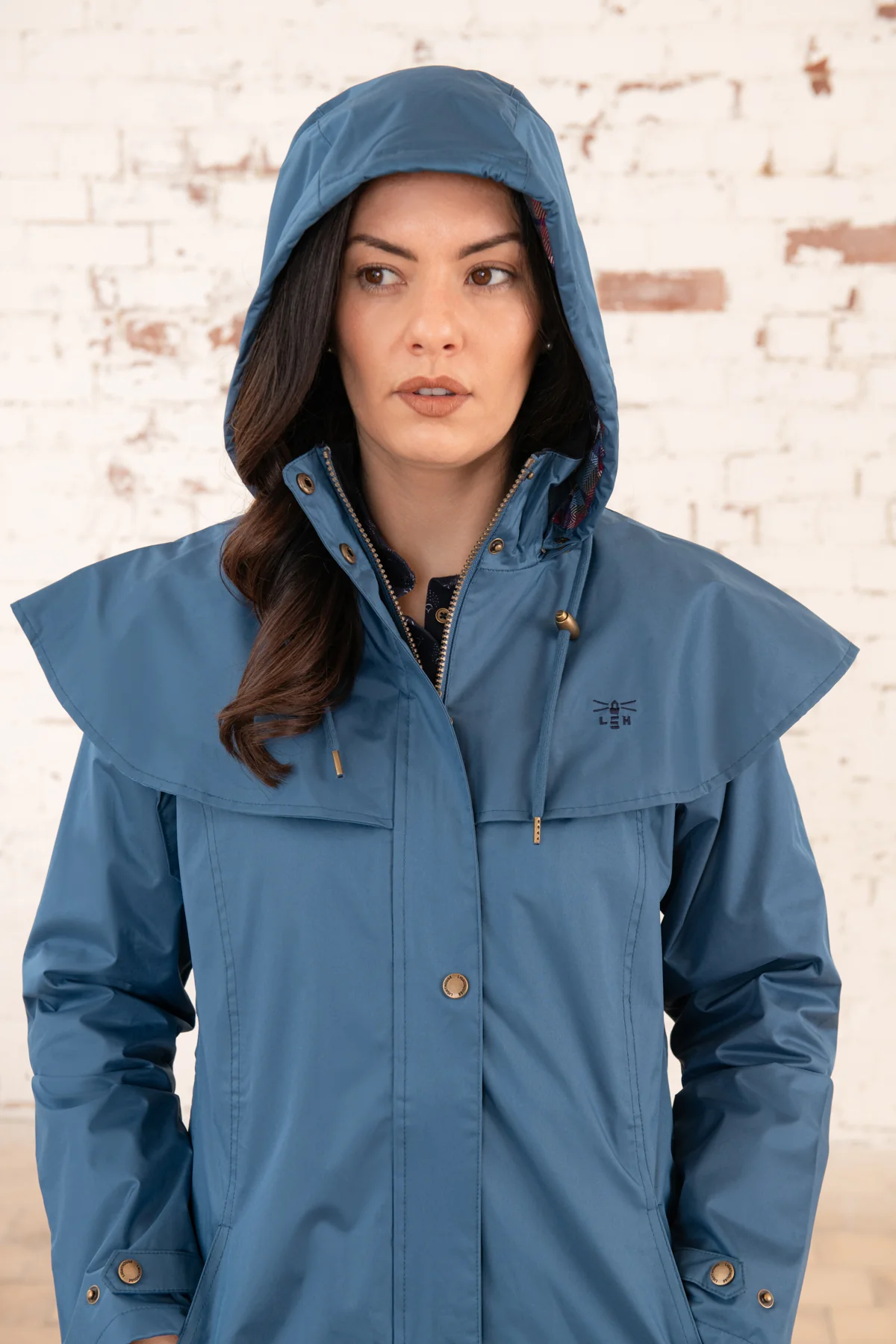 Outback Full Length Waterproof Raincoat - Deep Sea - Image 6
