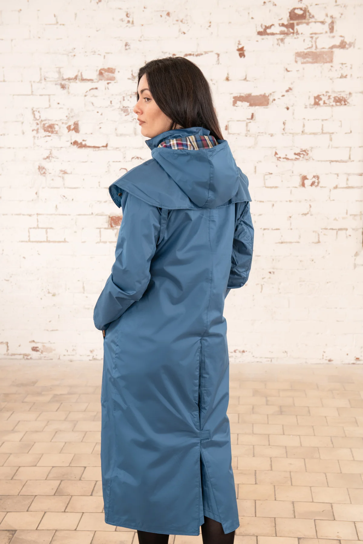 Outback Full Length Waterproof Raincoat - Deep Sea - Image 9