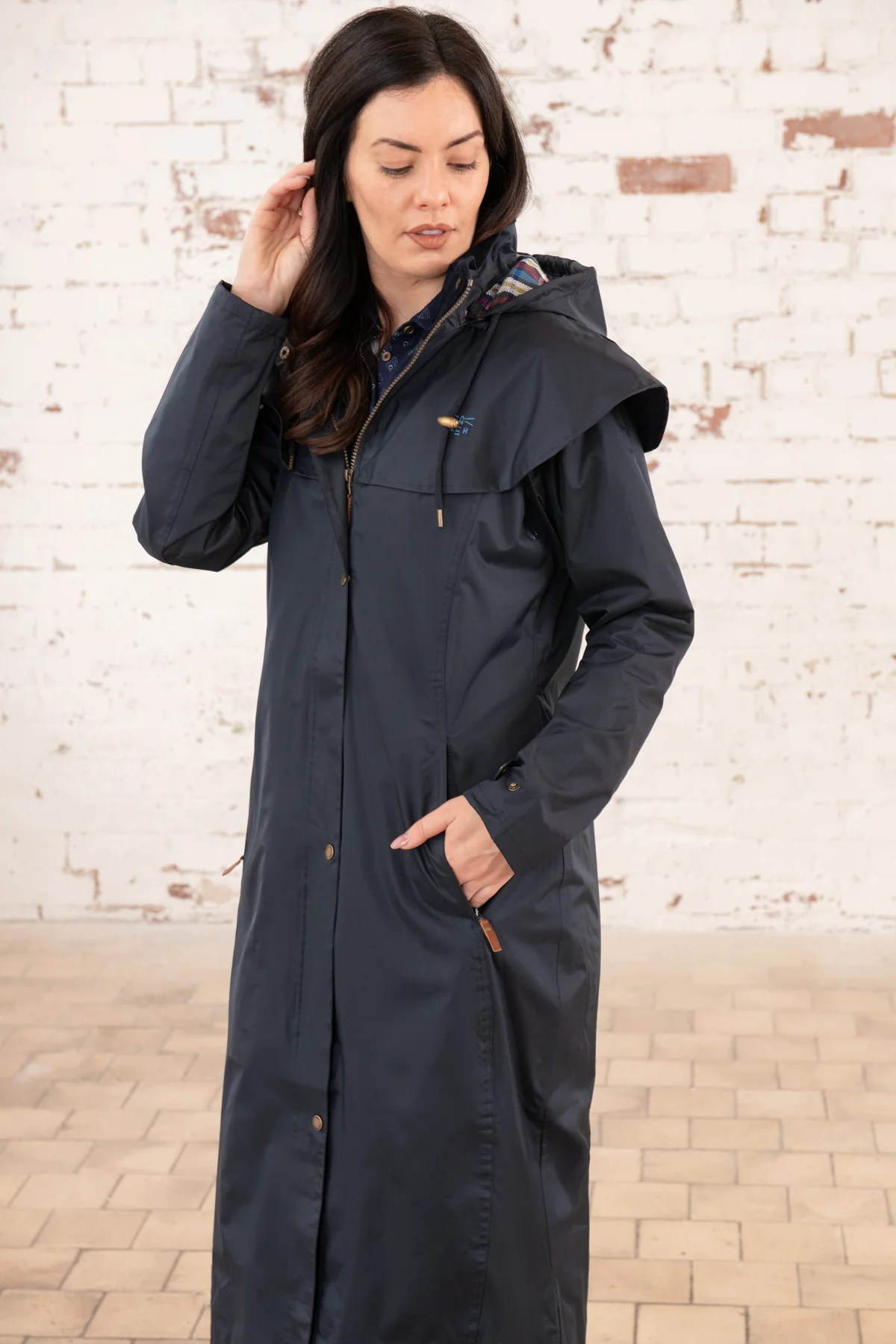 Outback Full Length Waterproof Raincoat - Nightshade - Image 8