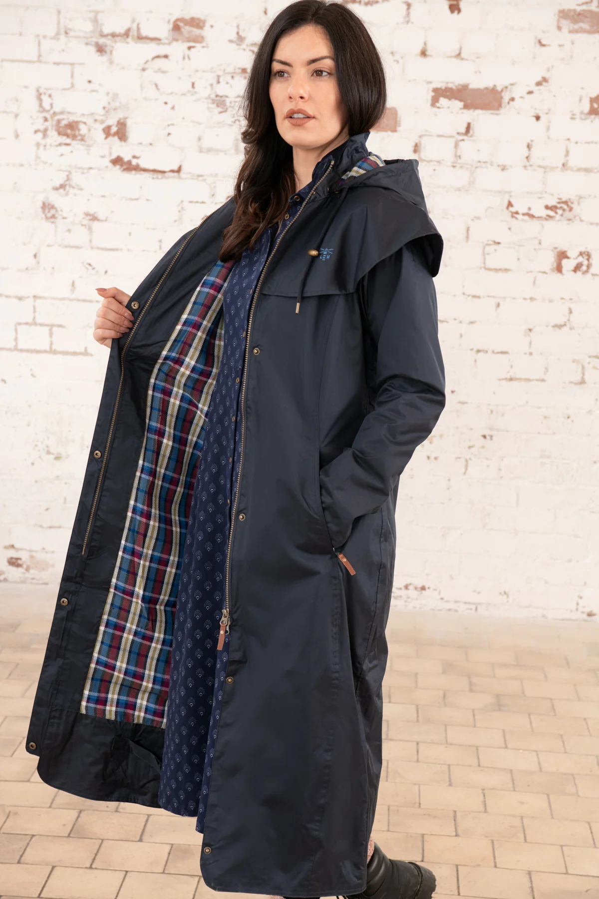 Outback Full Length Waterproof Raincoat - Nightshade - Image 9