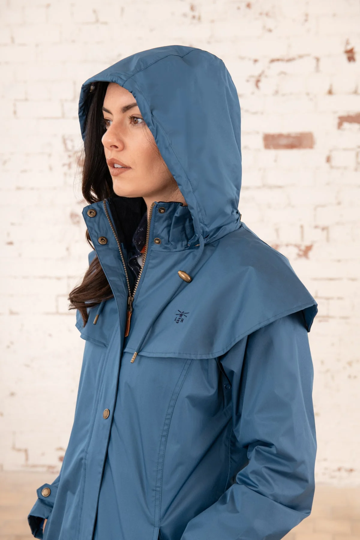 Outback Full Length Waterproof Raincoat - Deep Sea - Image 5