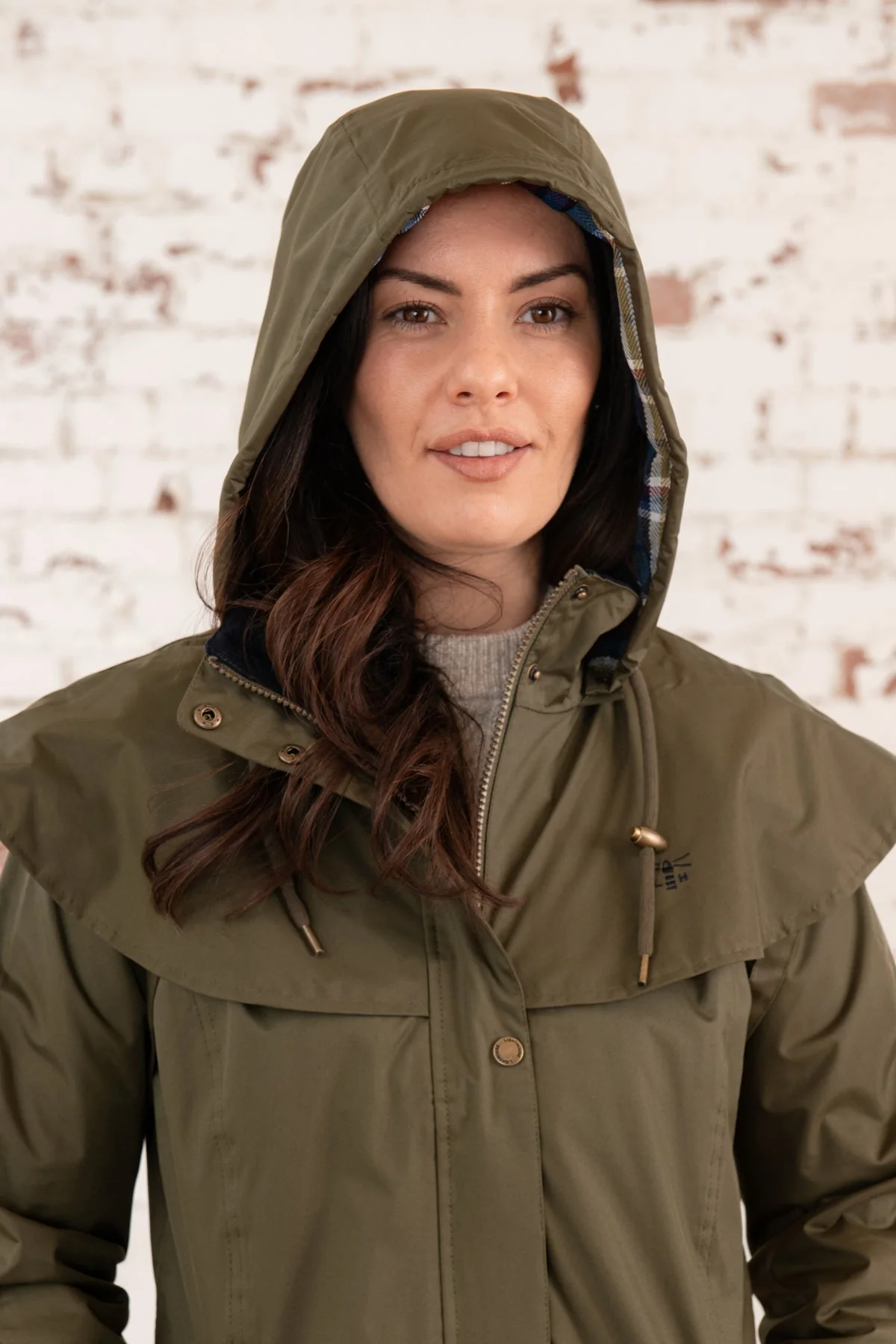 Outrider 3/4 Length Waterproof Raincoat - Fern - Image 9