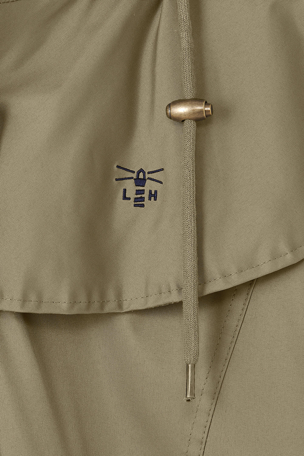 Outrider 3/4 Length Waterproof Raincoat - Fawn - Image 15