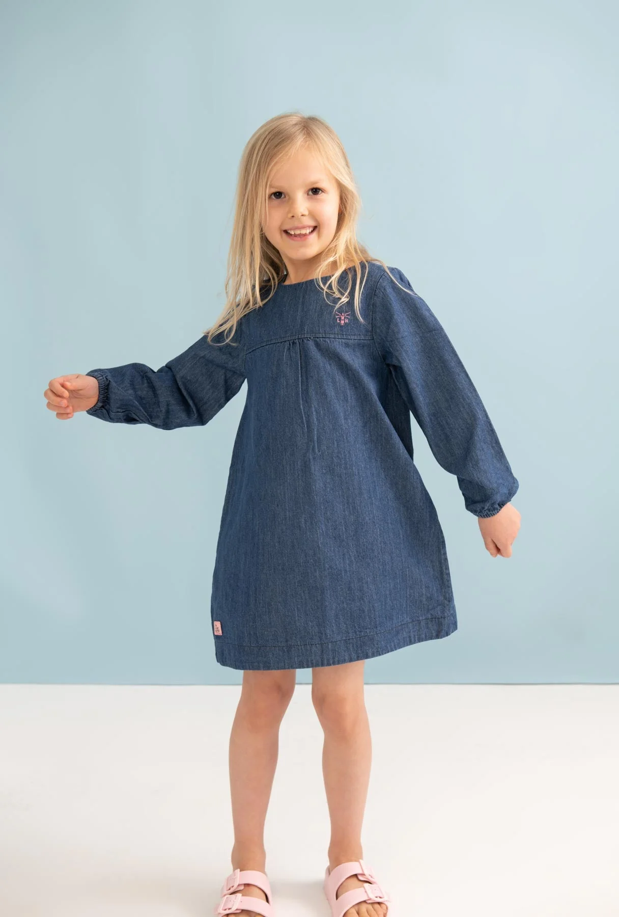 Penny Dress - Washed Denim - Image 2