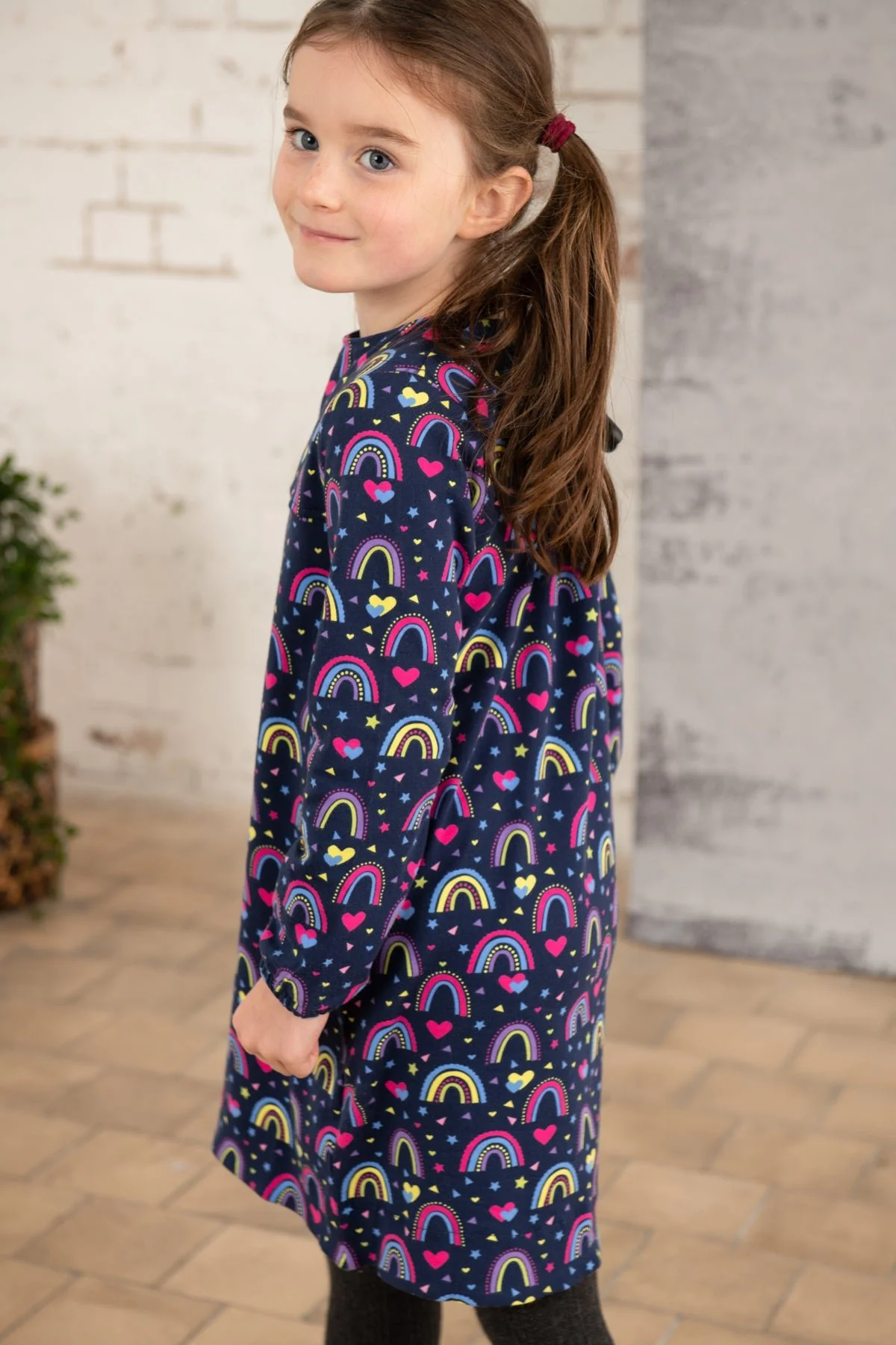Penny Dress - Rainbow Print - Image 3