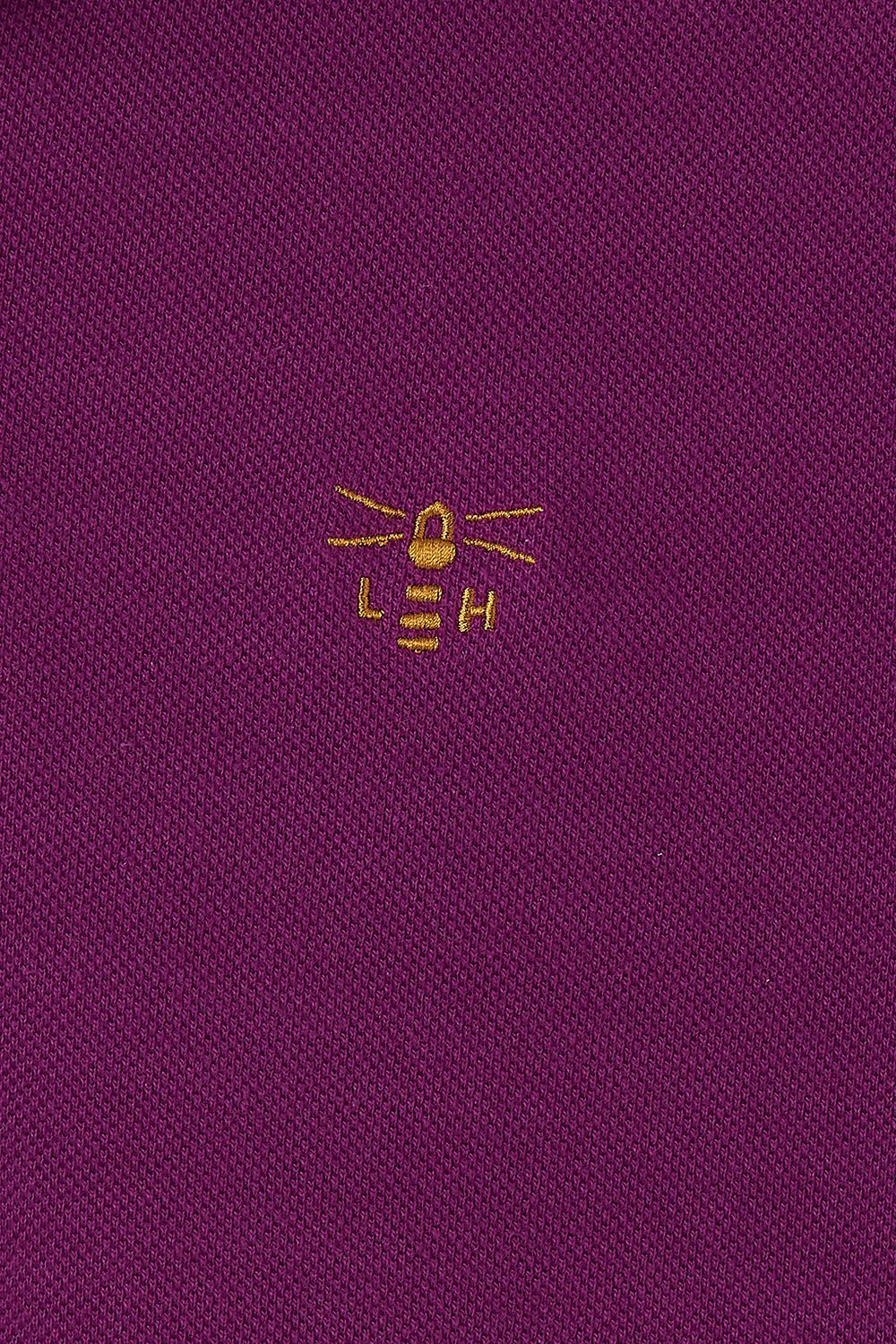 Pier Polo Shirt - Grape Pique - Image 5
