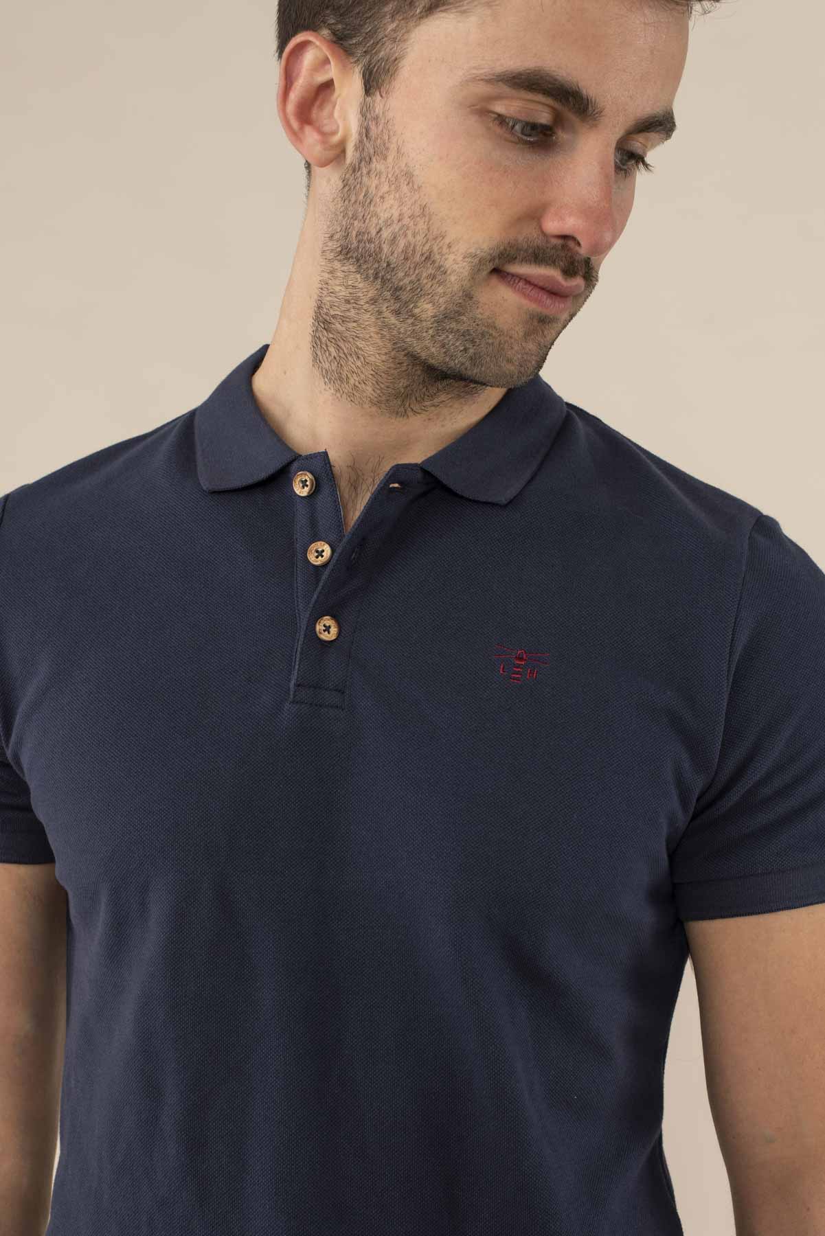 Pier Polo Shirt - Navy - Image 5