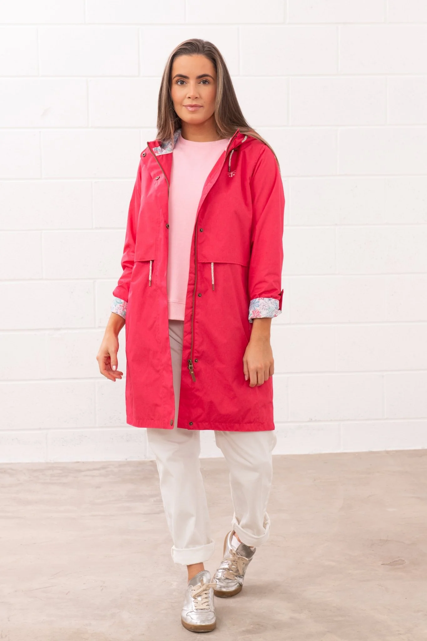 Pippa Coat - Raspberry - Image 3